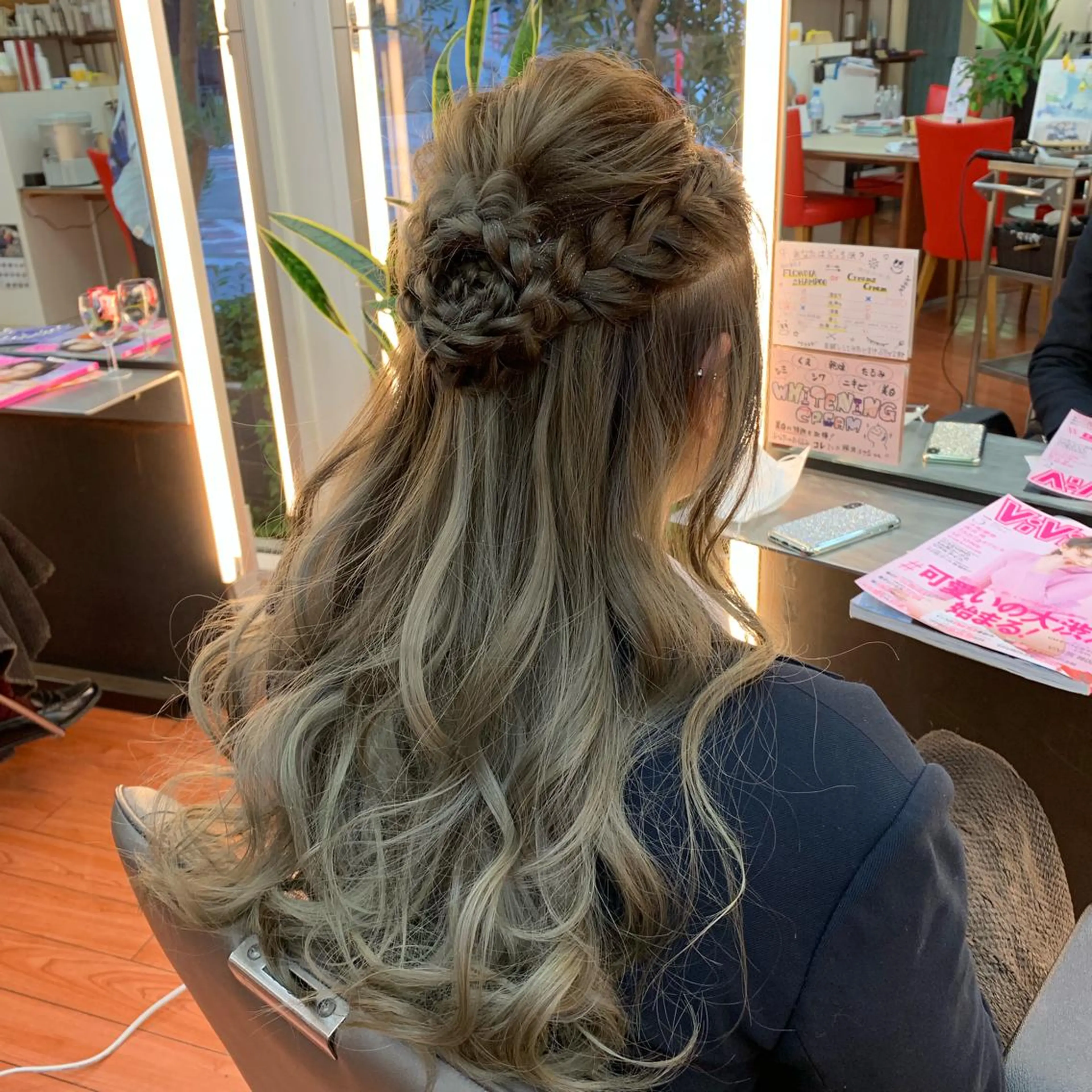 ヘアアレンジ ハーフアップ 🌿大人かわいいヘア 🌿Ayahaのヘアスタイル