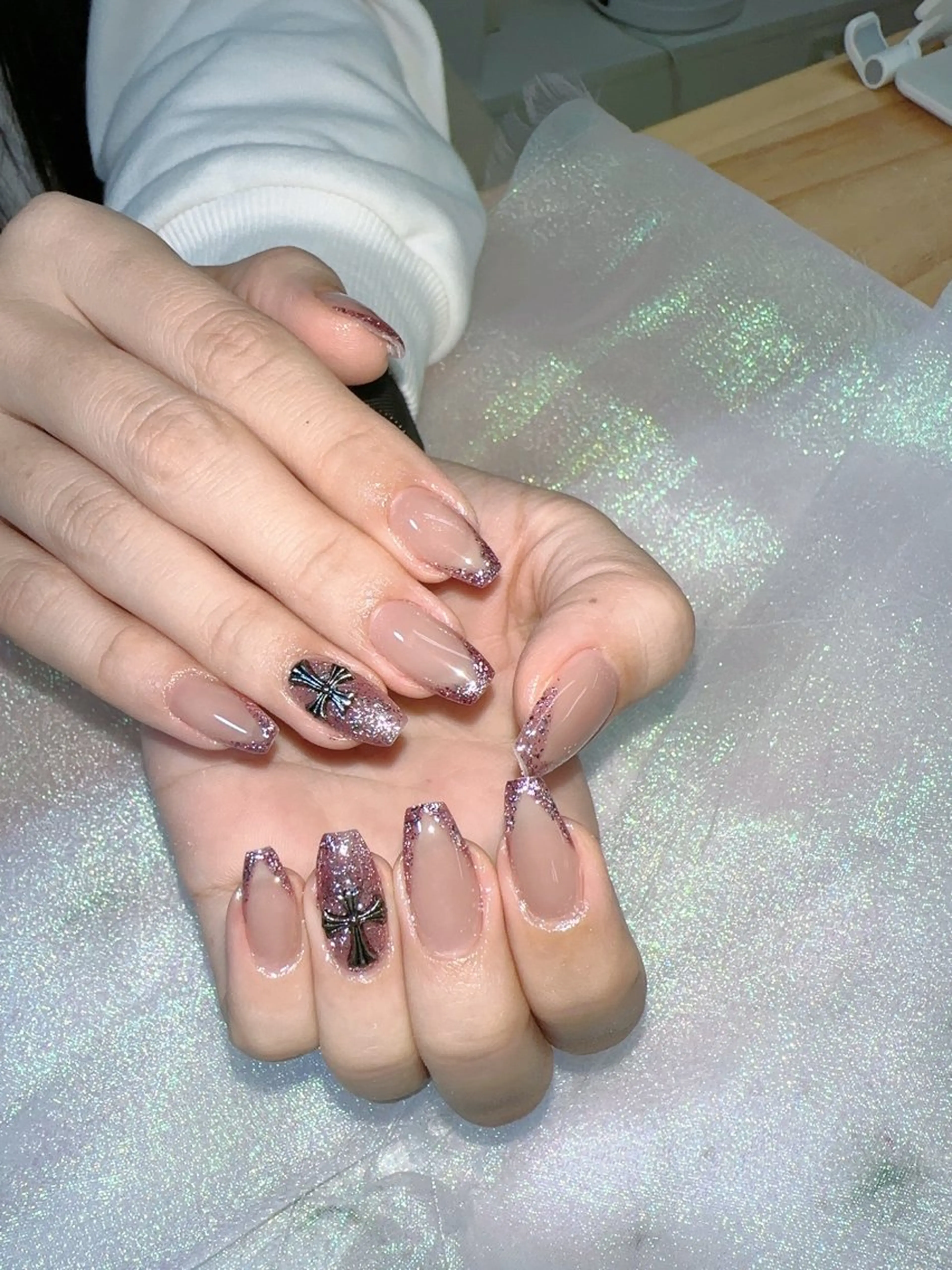 ネイル Hey🌈NAIL 長さ出し専門店のネイルデザイン