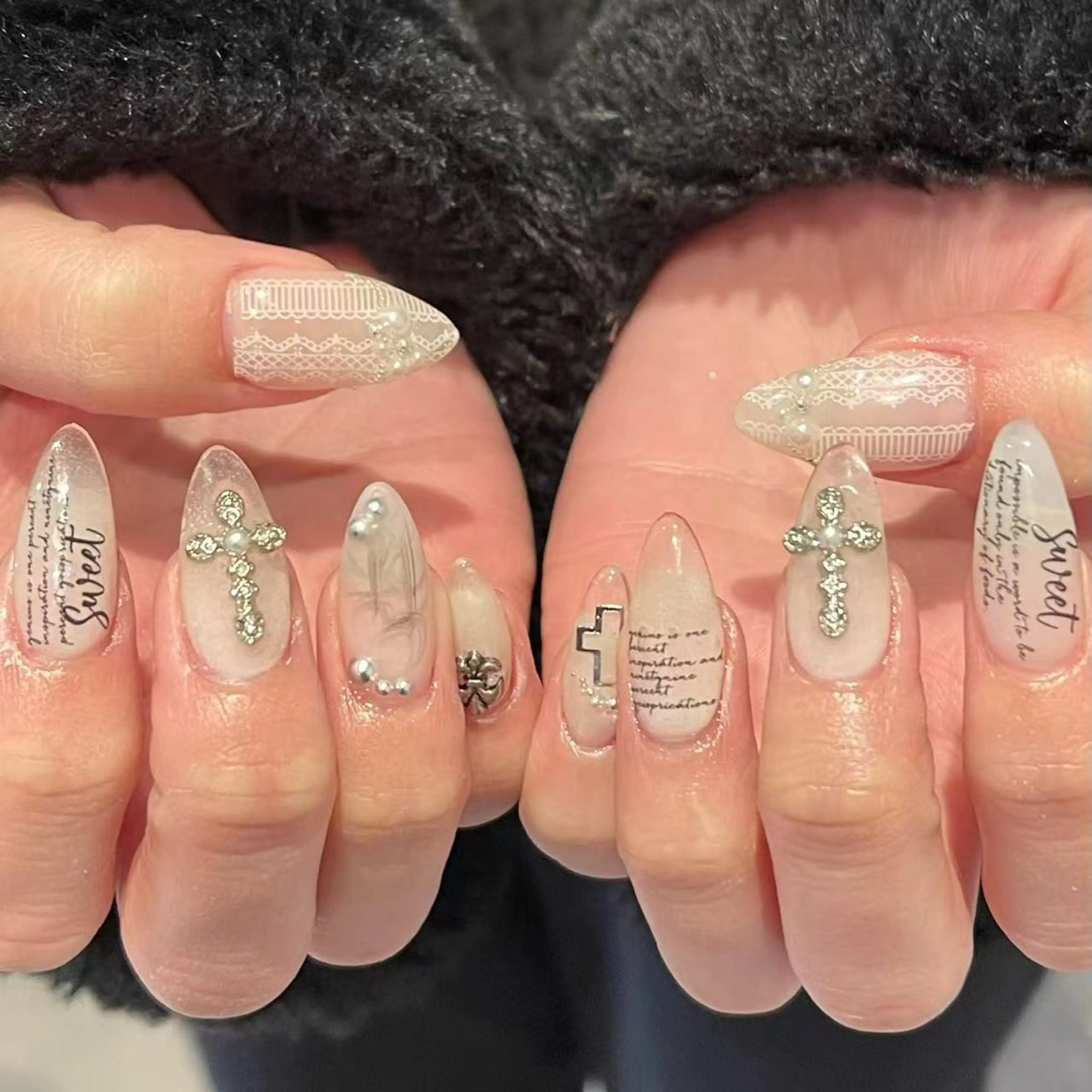 ネイル 🎀erika 長さだし💗モチ最高のネイルデザイン