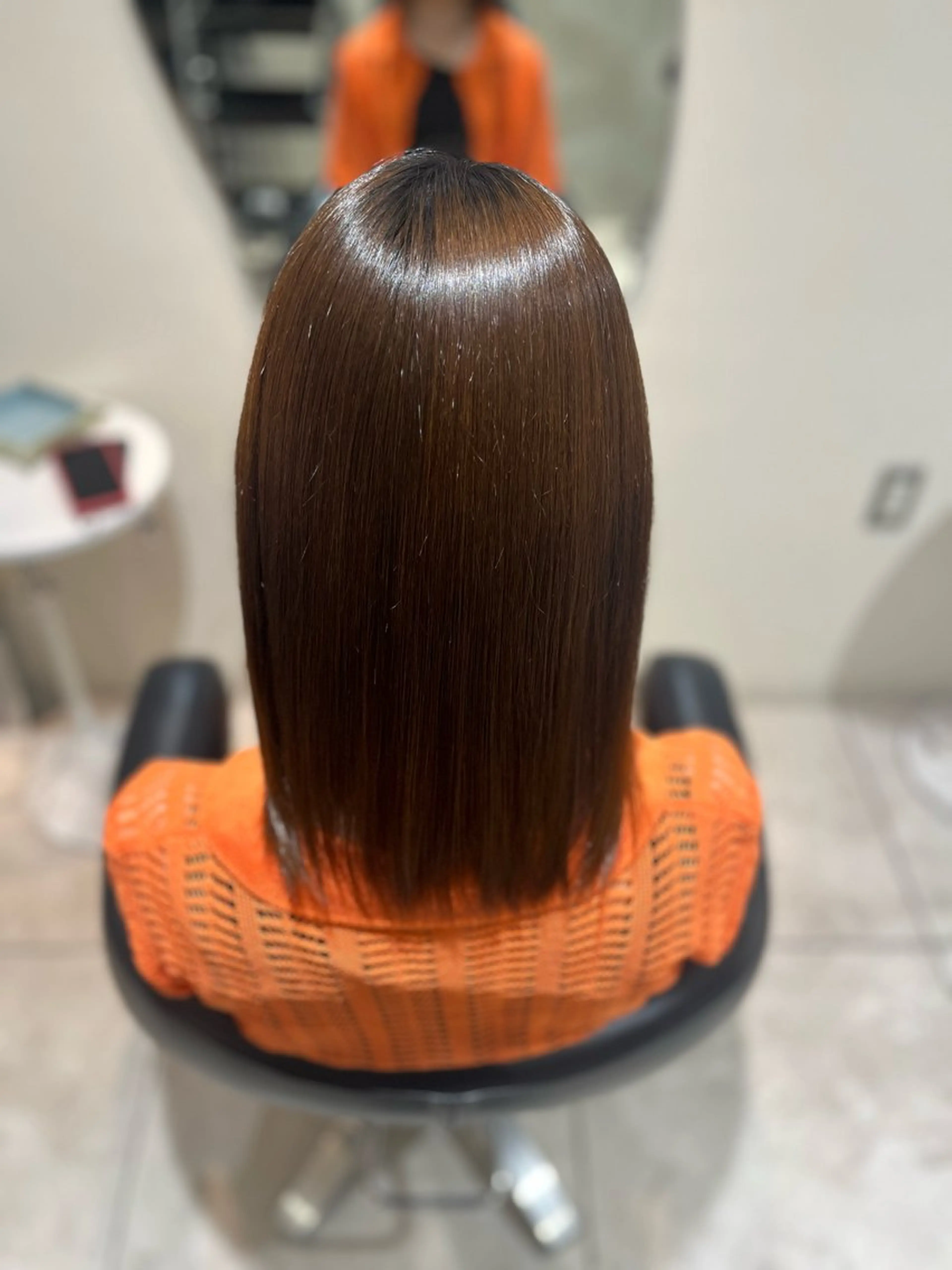 ミディアム パーマ 縮毛矯正 トリートメント 🫧美髪縮毛矯正🫧 Haruのヘアスタイル