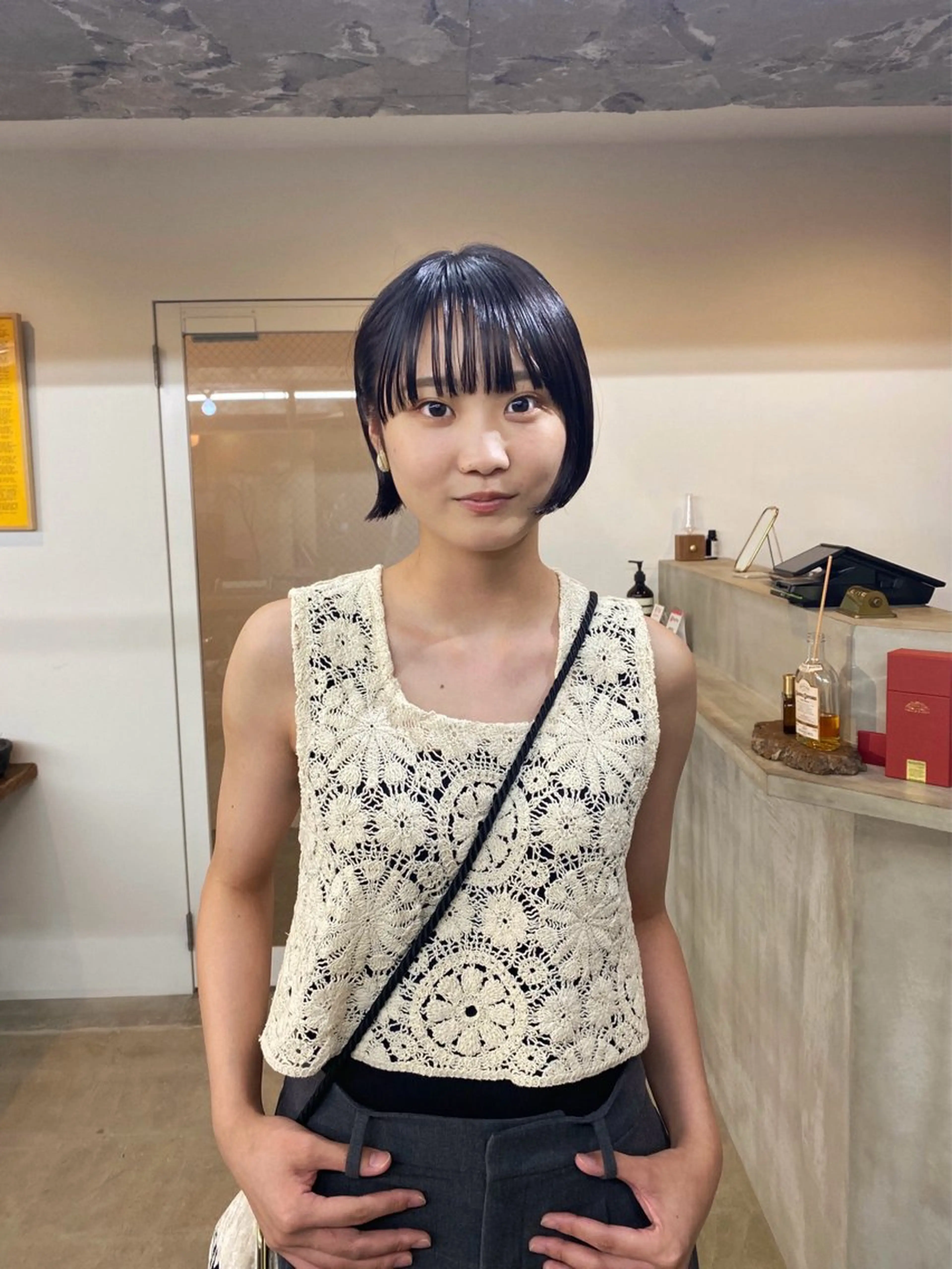 ショート カラー ボブ カット ヘアカラー GATTACA所属・KEI gattacaのヘアスタイル