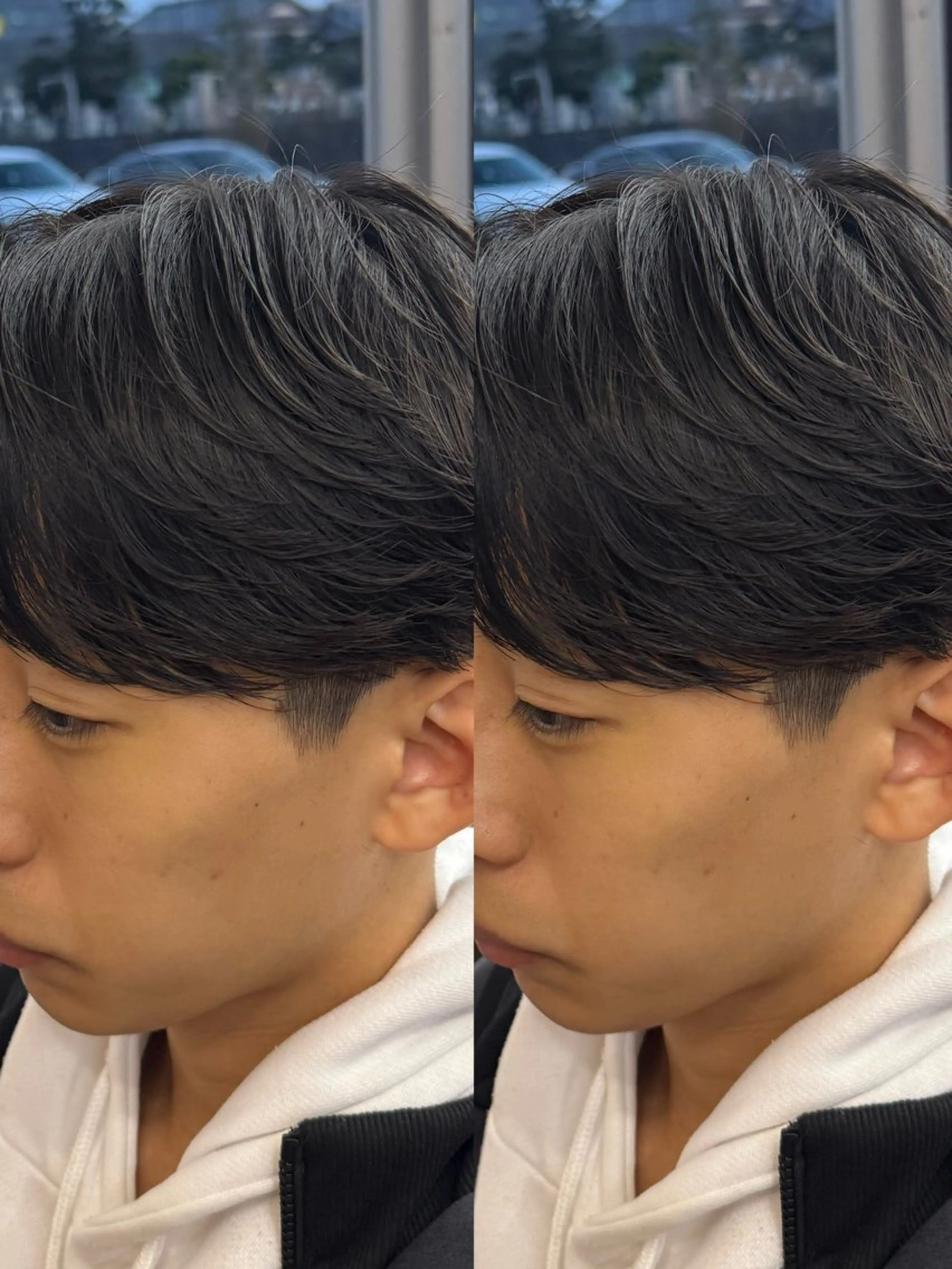 ミディアム メンズ ミディアムパーマ メンズパーマ カット パーマ 焼津メンズパーマ特化 大石雄生のヘアスタイル