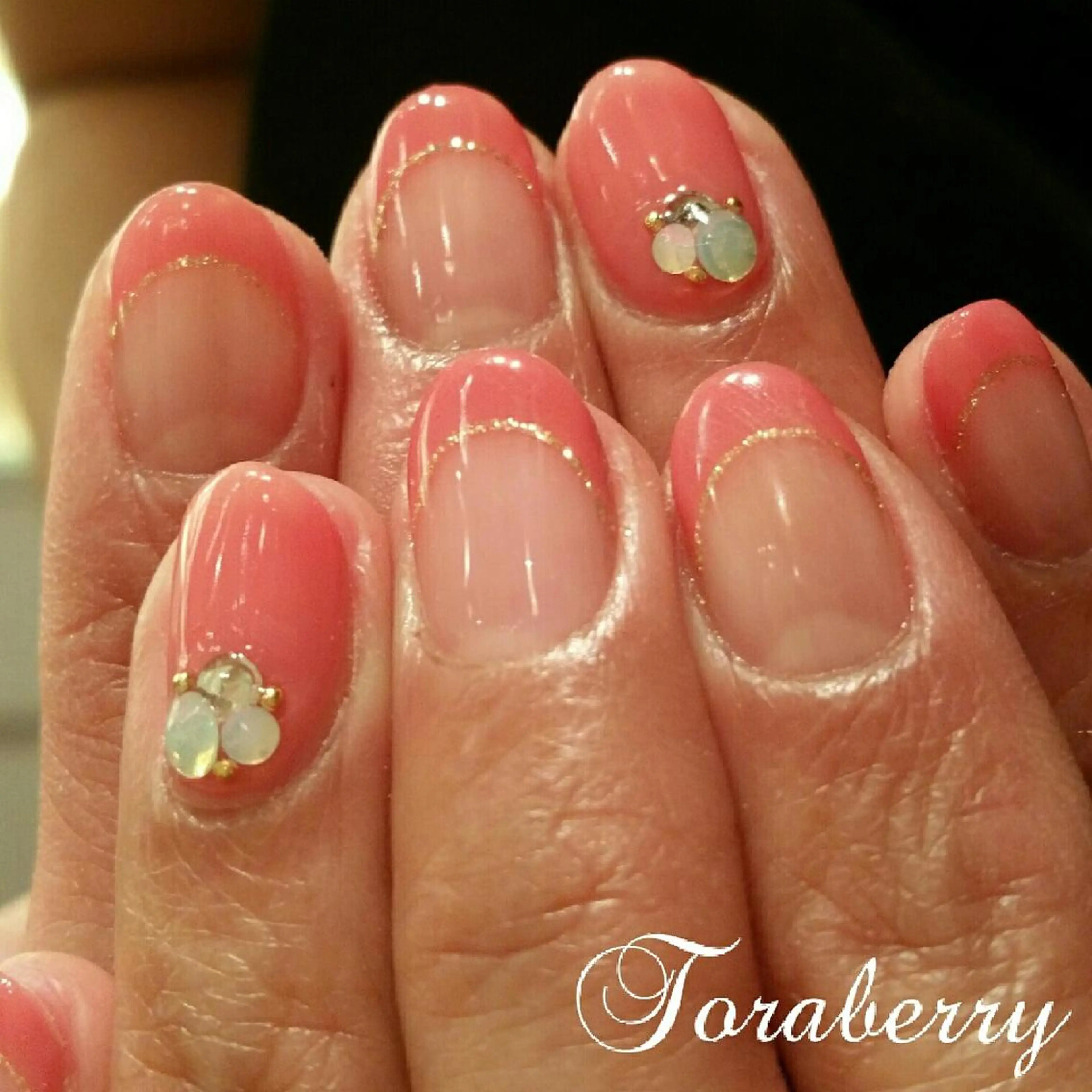 ネイル ピンク ネイリスト なつみのネイルデザイン