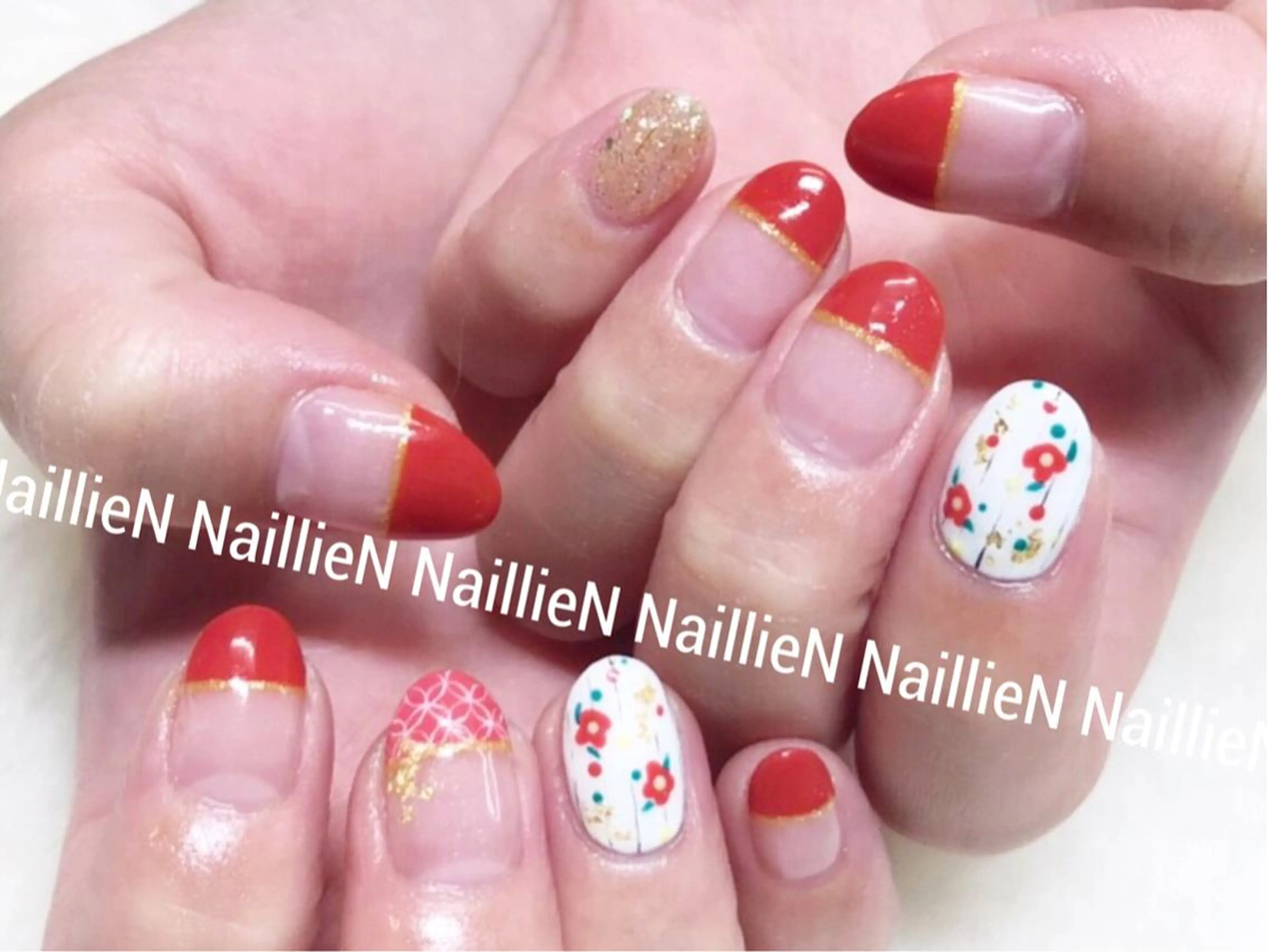 ネイル 成人式 Nail lieNのネイルデザイン