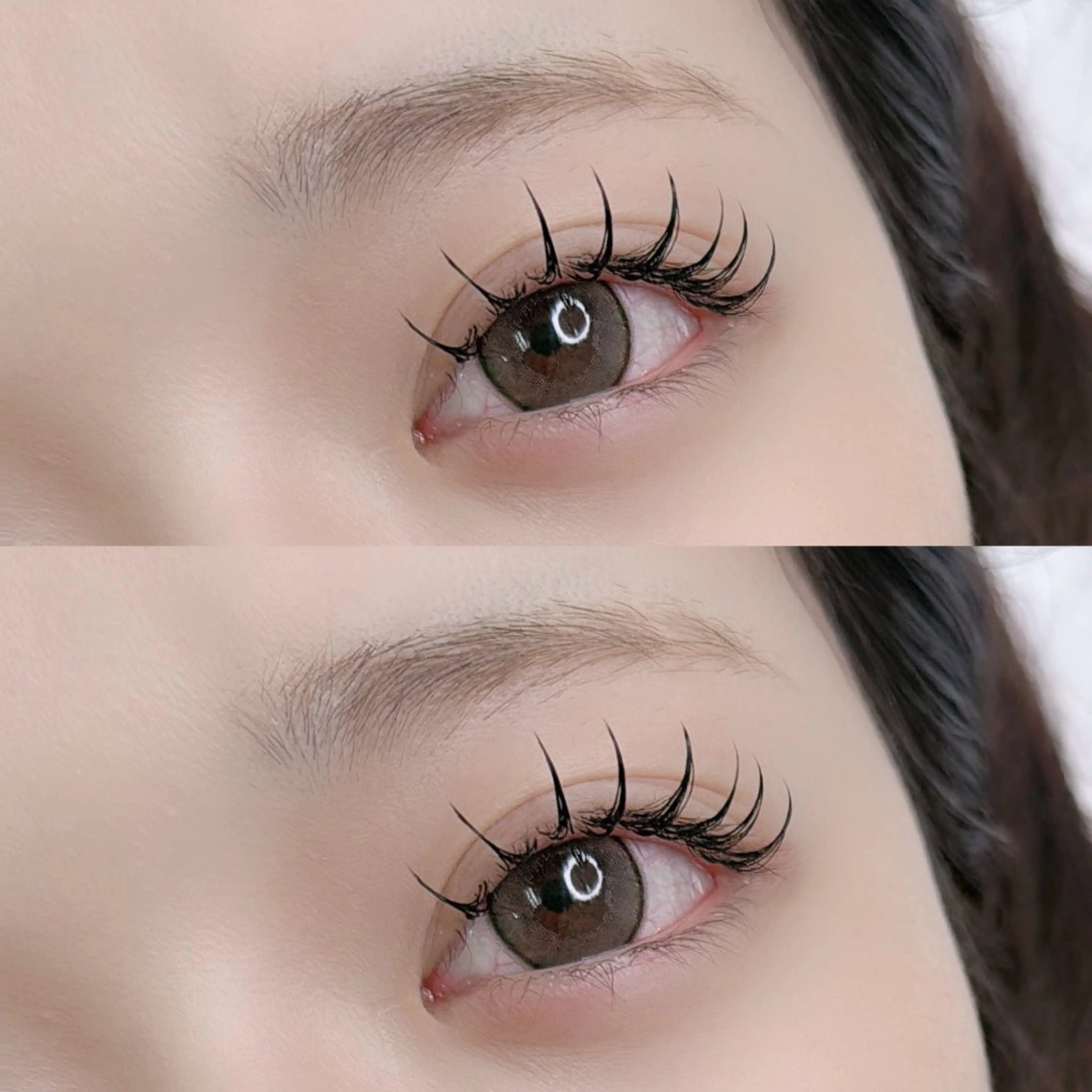 コーティング付き✨フラットラッシュ100本（オフ込み）の写真