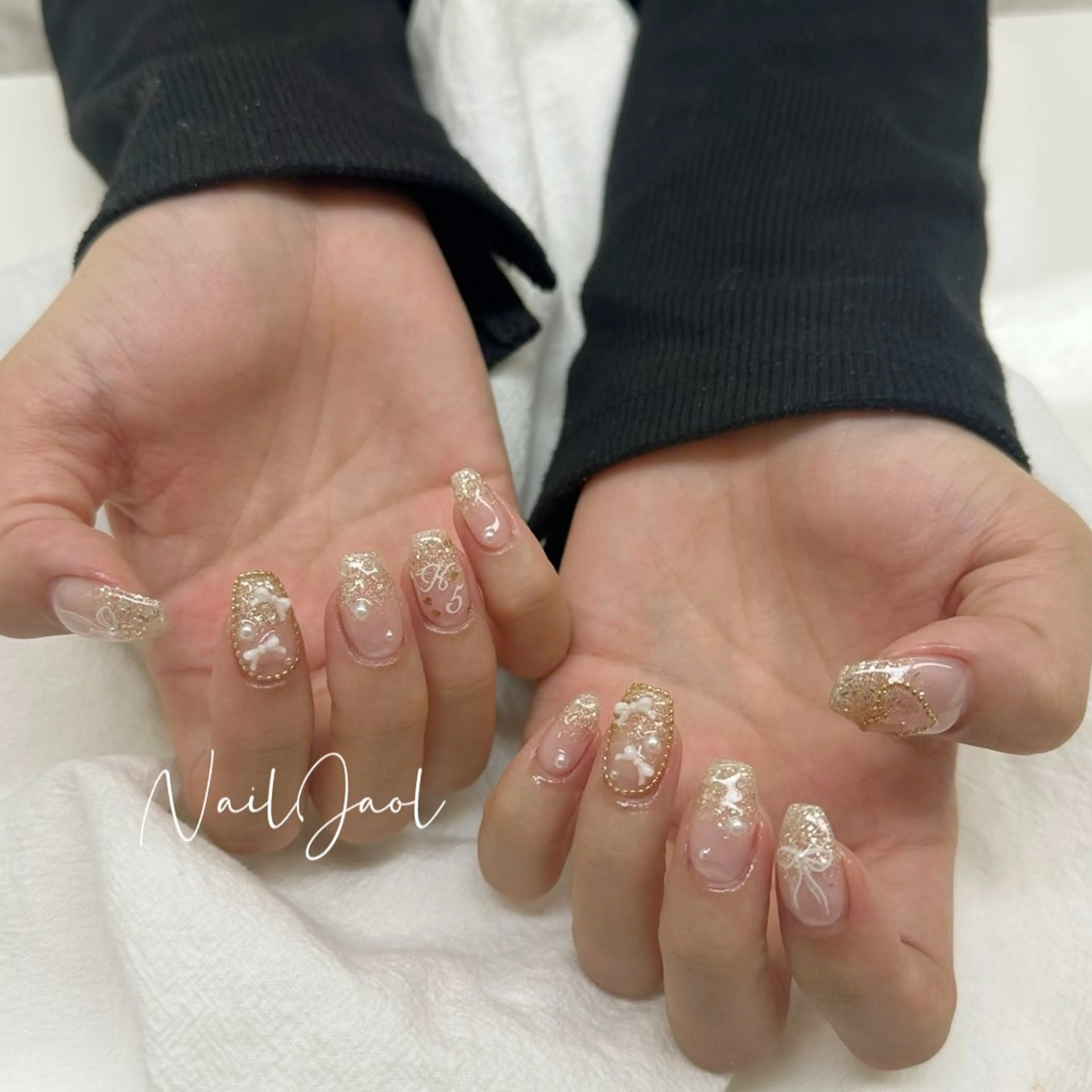 セミロング 韓国風ヘア nail jaol池袋店所属・ネイルJaol 池袋のネイルデザイン