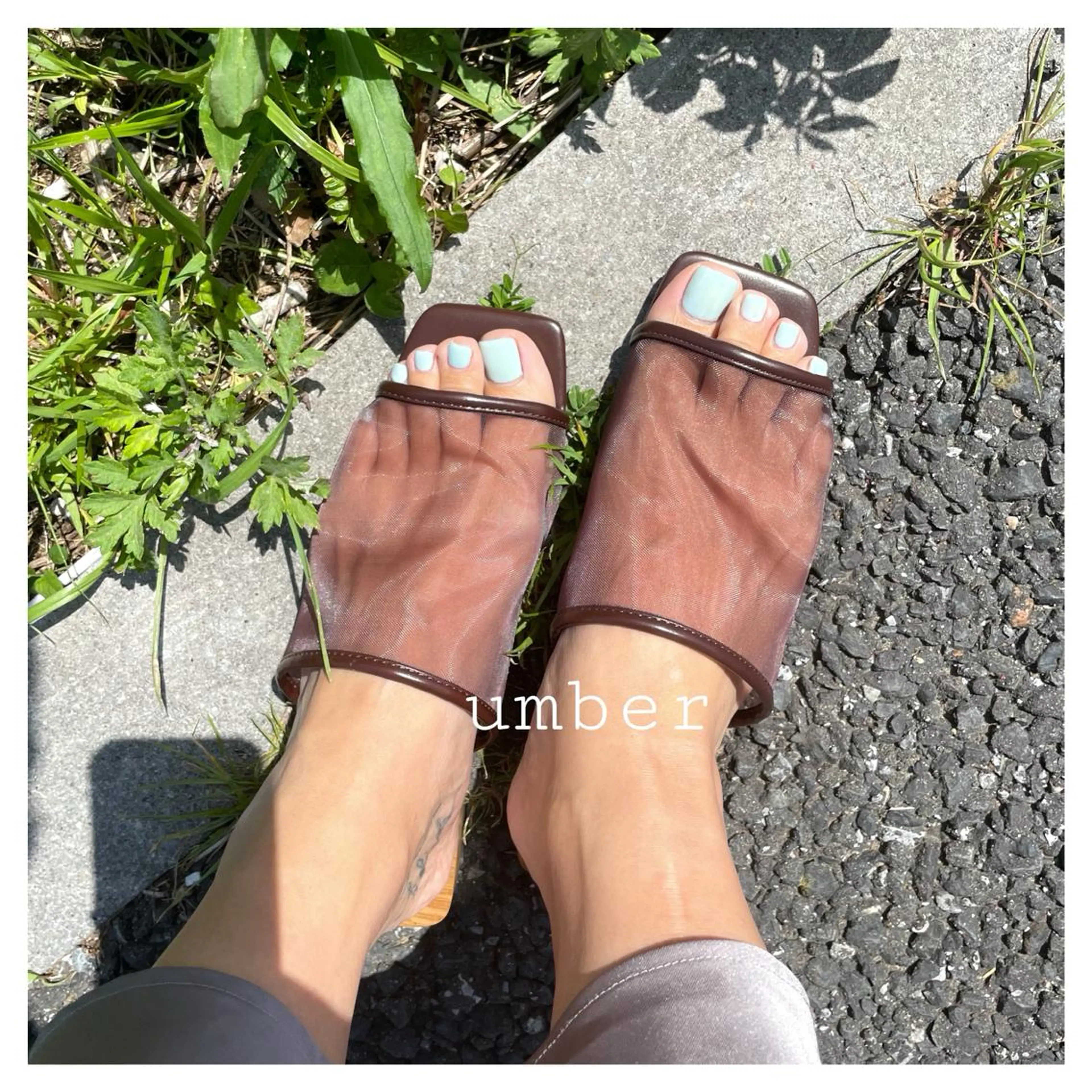 ネイル クリアネイル フラッシュネイル フットネイル フレンチネイル マグネットネイル ハンドネイル umber 三茶1分のネイルデザイン