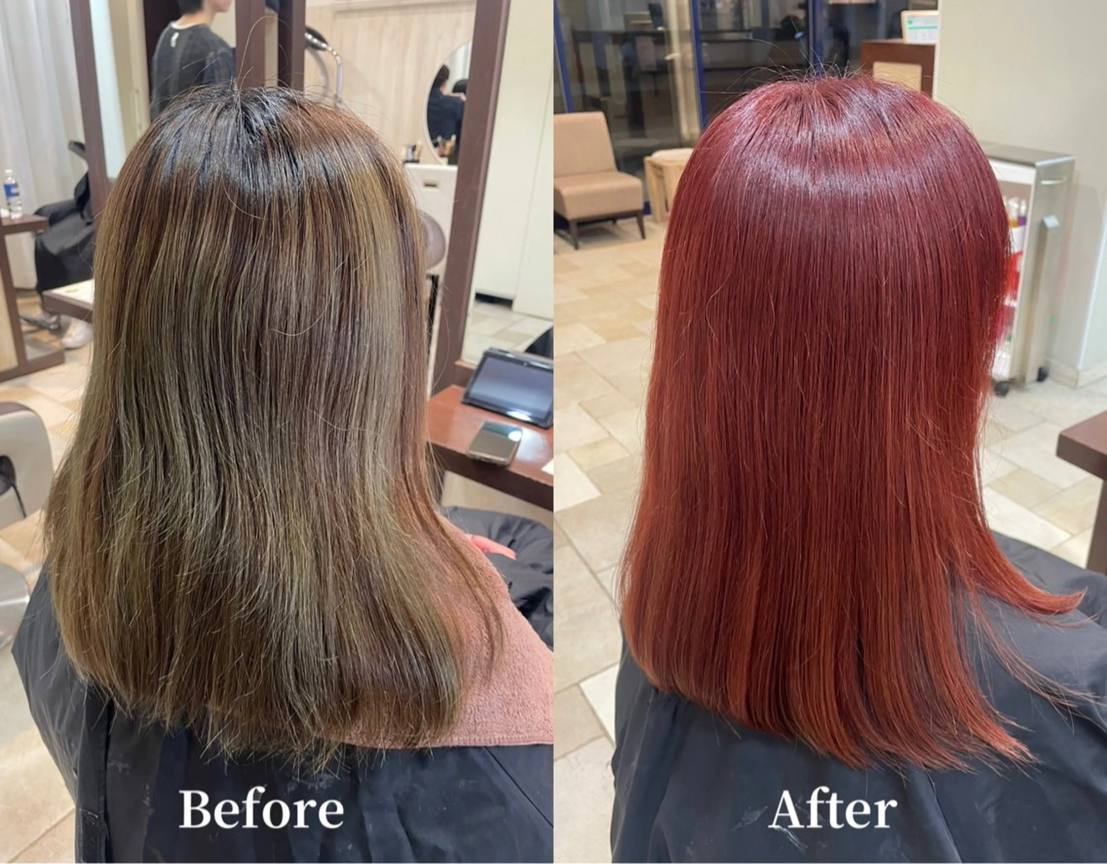 ミディアム カット ヘアカラー トリートメント ハイトーン/ ケアカラー宮内萌のその他イメージ