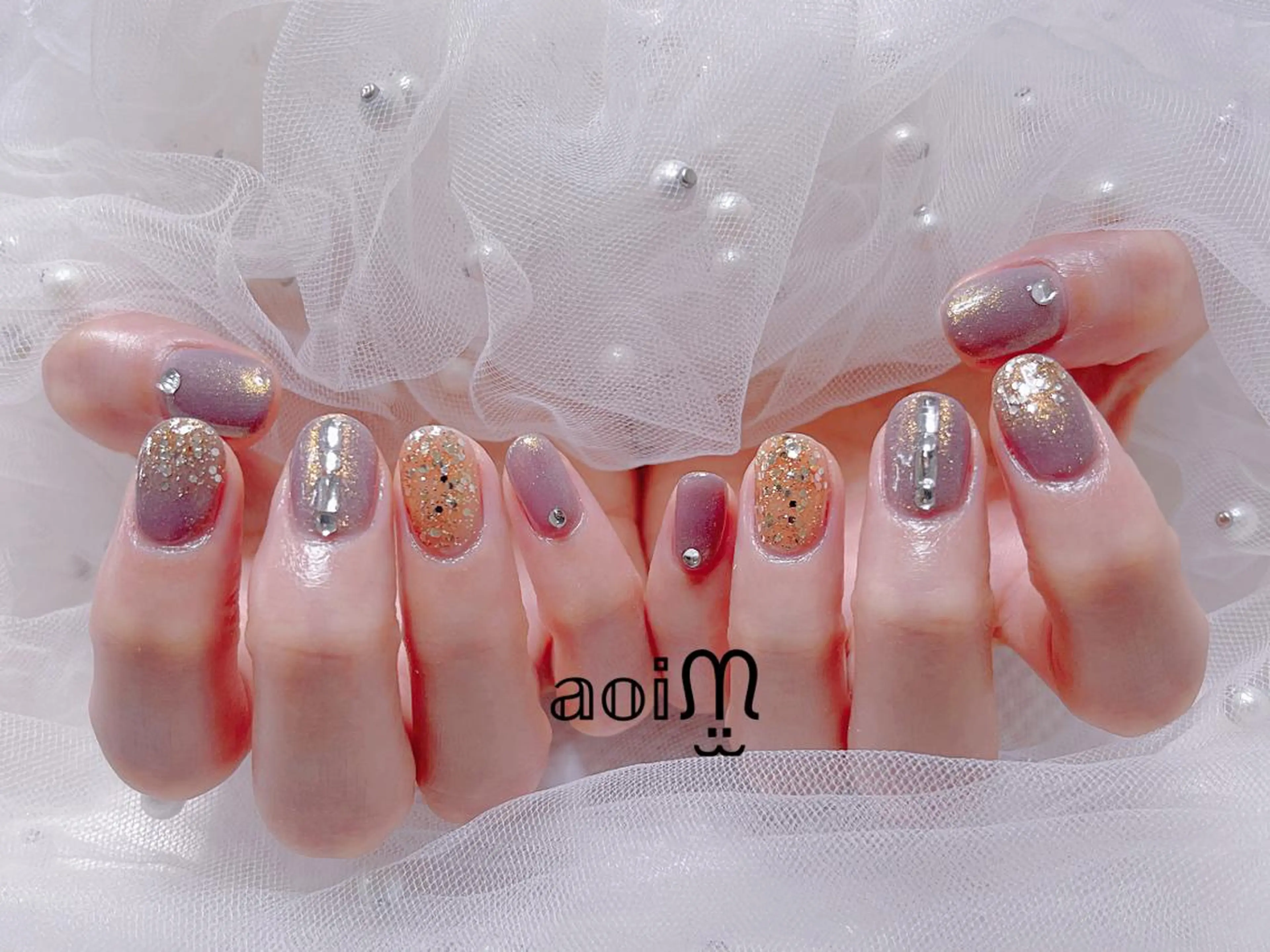 ネイル 葵うさぎ所属・葵うさぎ AIのネイルデザイン