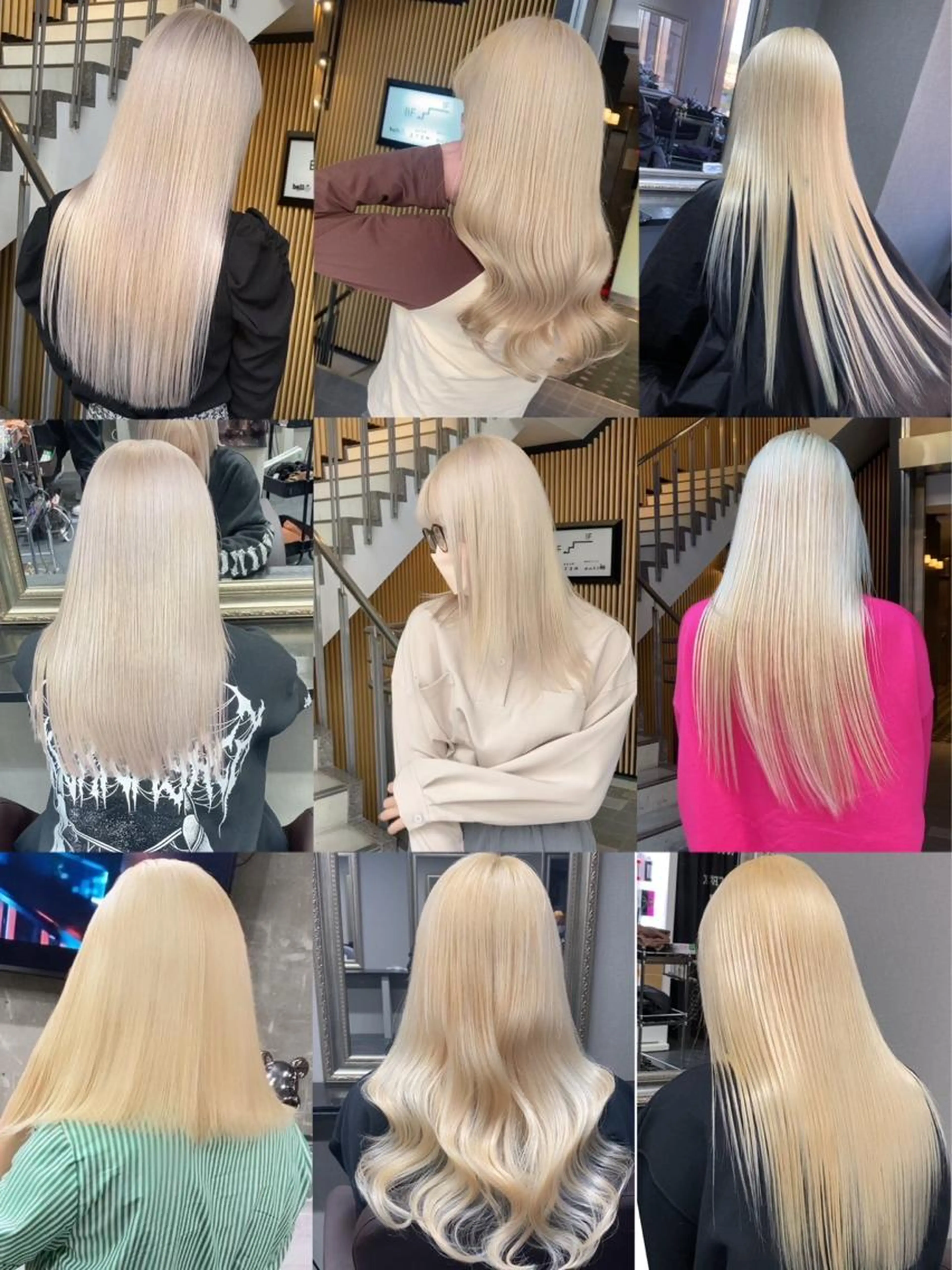 💫人気メニュー💫⭐️カット+ホワイトブリーチ+カラー+プレTR⭐️¥9900の写真