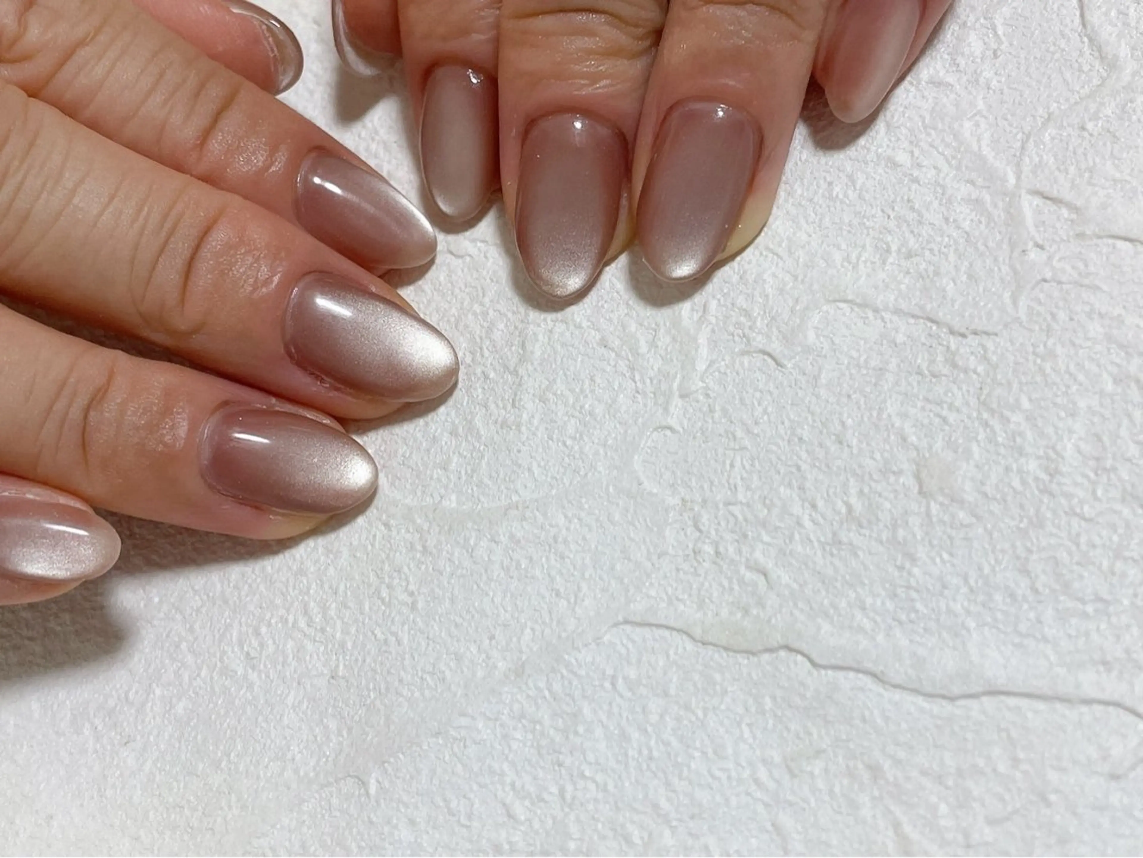 ネイル オーロラネイル フットネイル フレンチネイル ジェルネイル キラキラネイル kikinail 溝の口のネイルデザイン