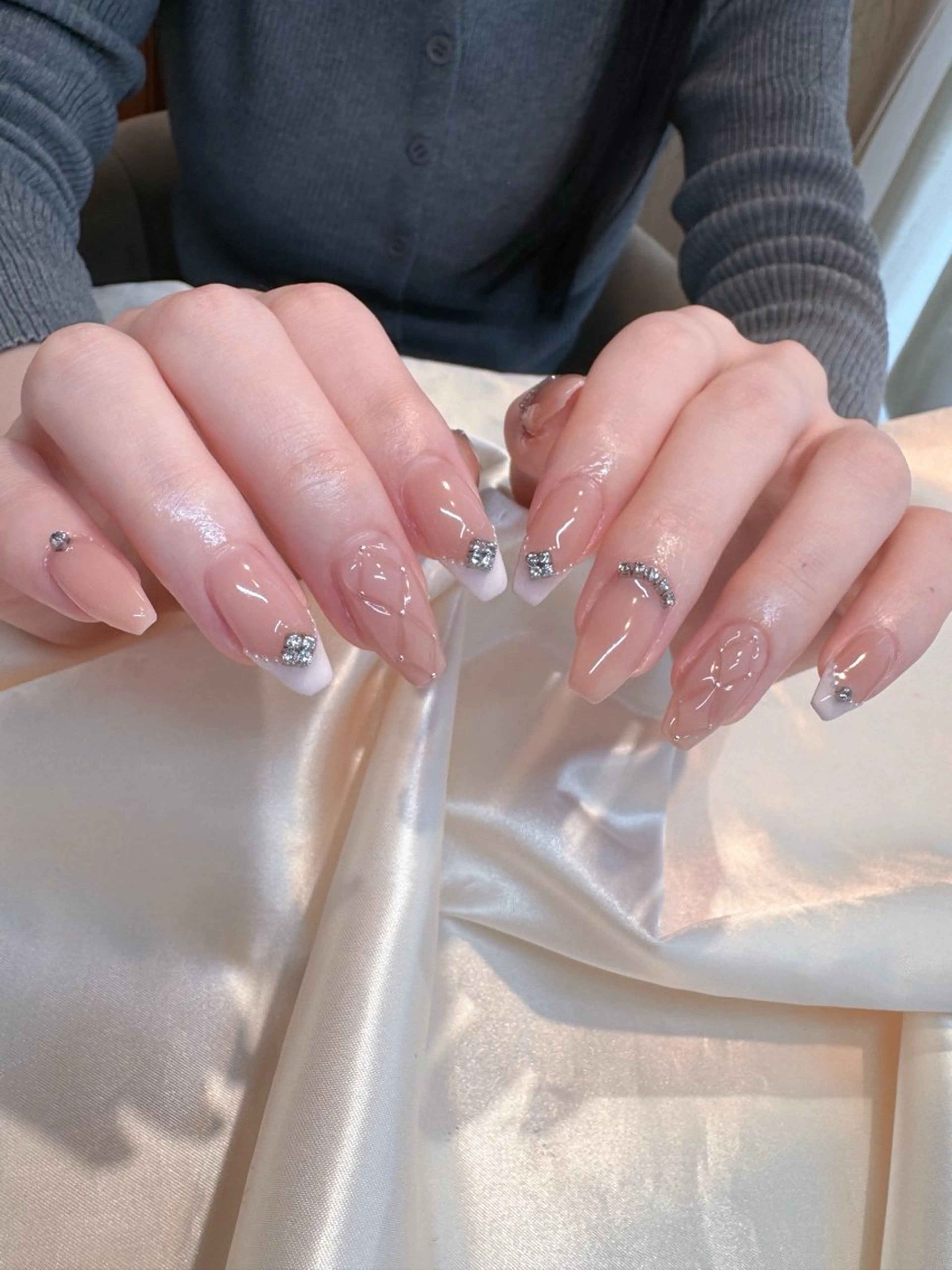 ネイル ハンドネイル 𝐘𝐔𝐊𝐈 💖のネイルデザイン