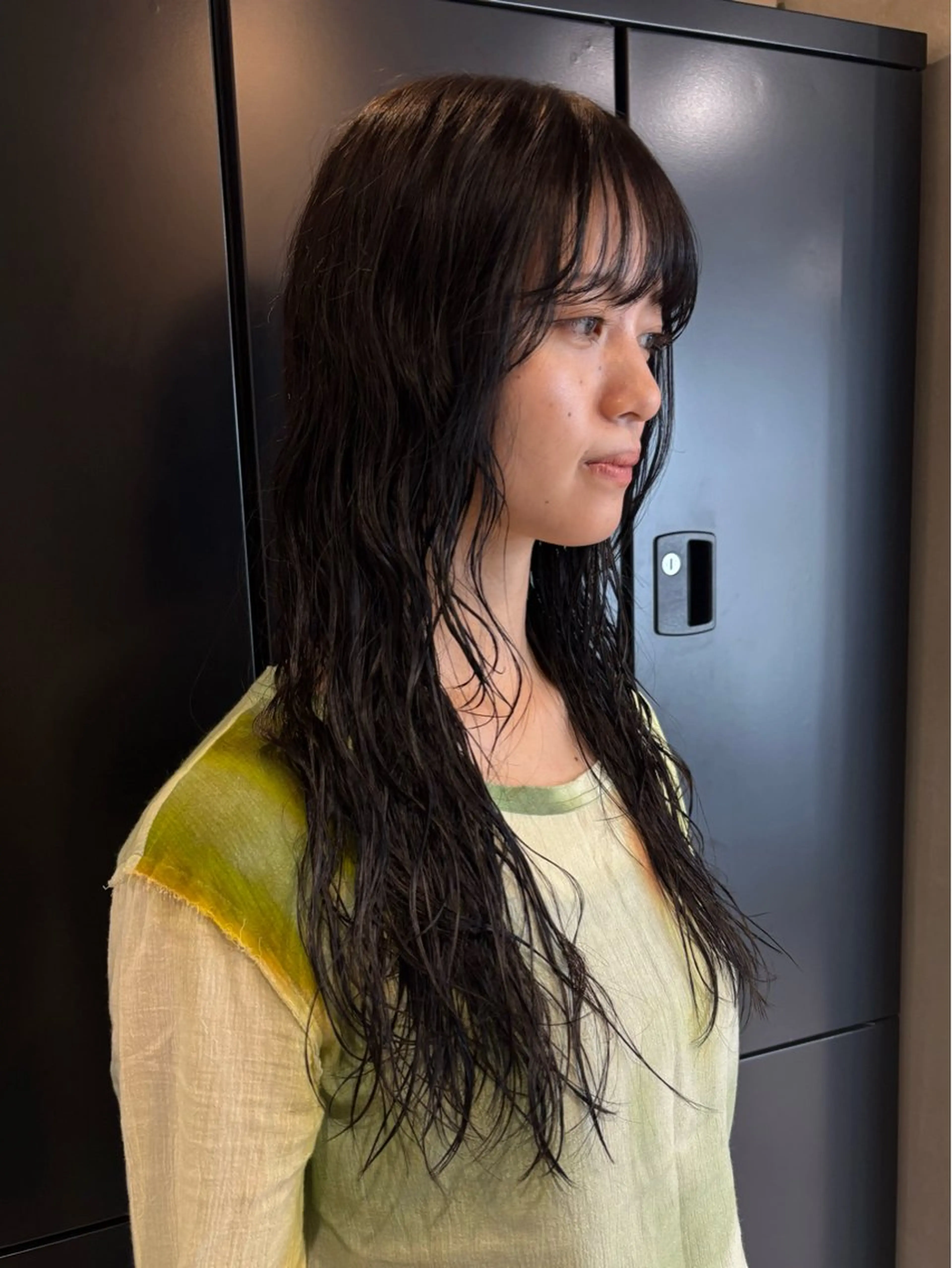 ロング カラー hashimoto kaedeのヘアスタイル