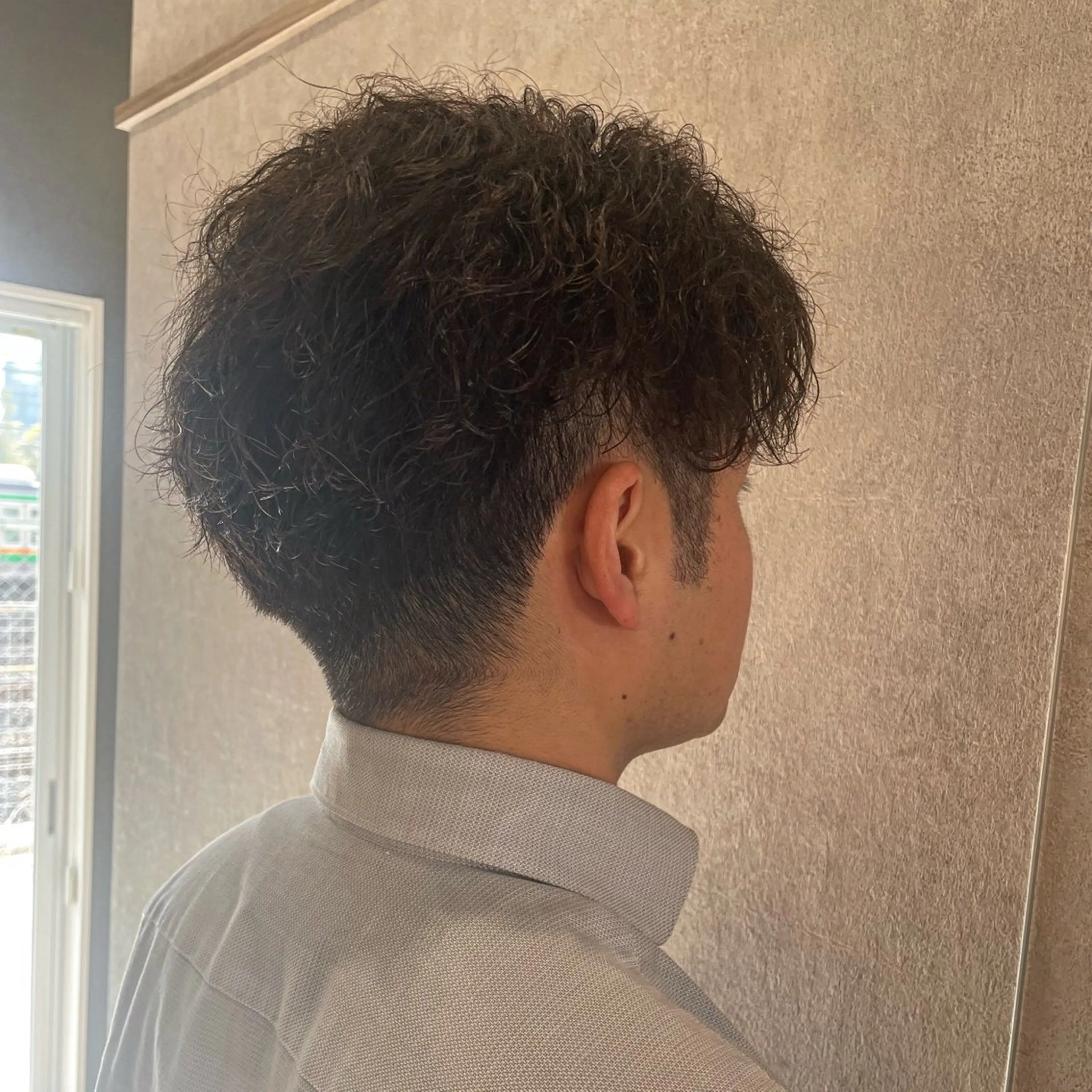 メンズ soleil by ailes所属・Yunoka/切りっ ぱなし/顔まわりのヘアスタイル