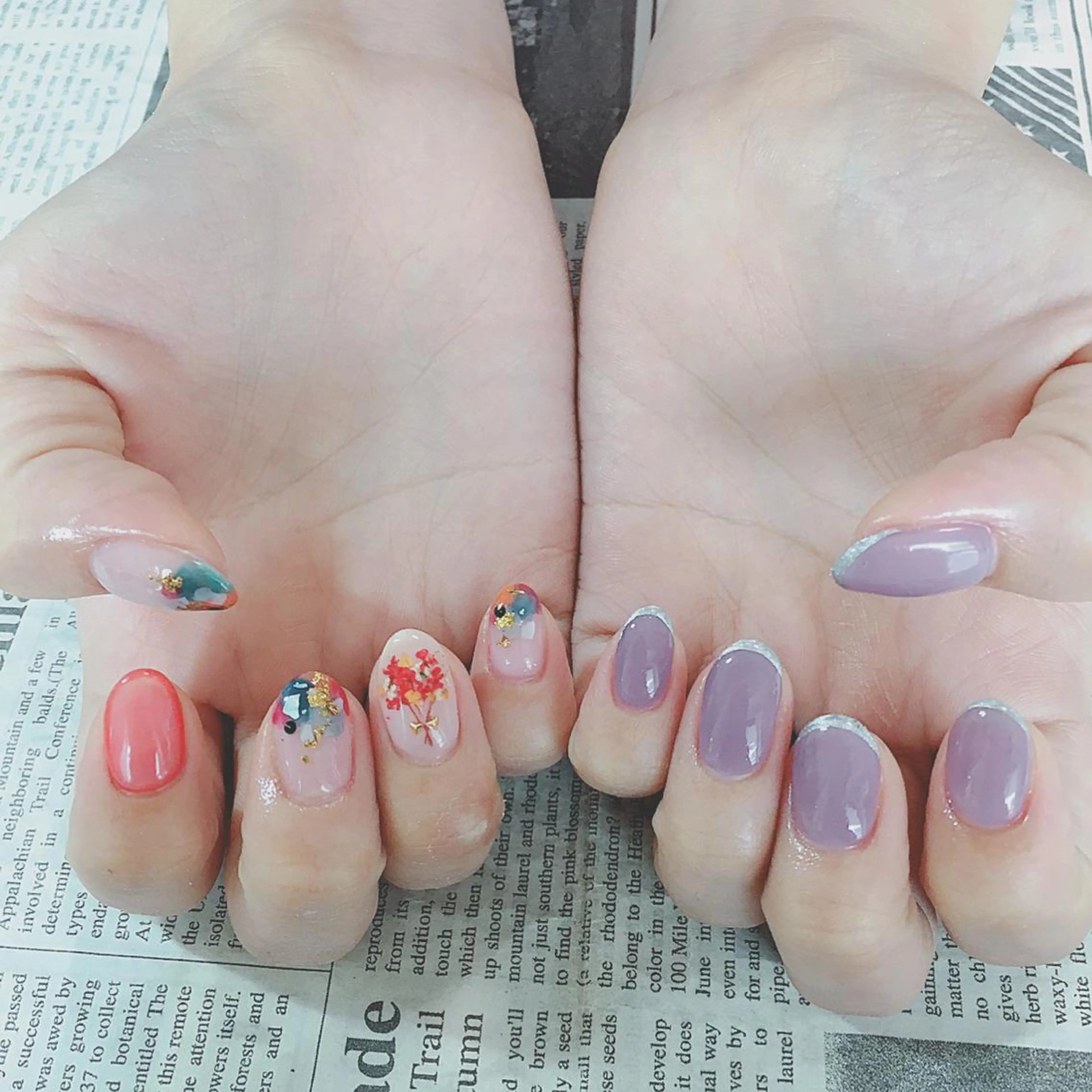 ネイル ハンドネイル ハンドケア 森山 舞のネイルデザイン