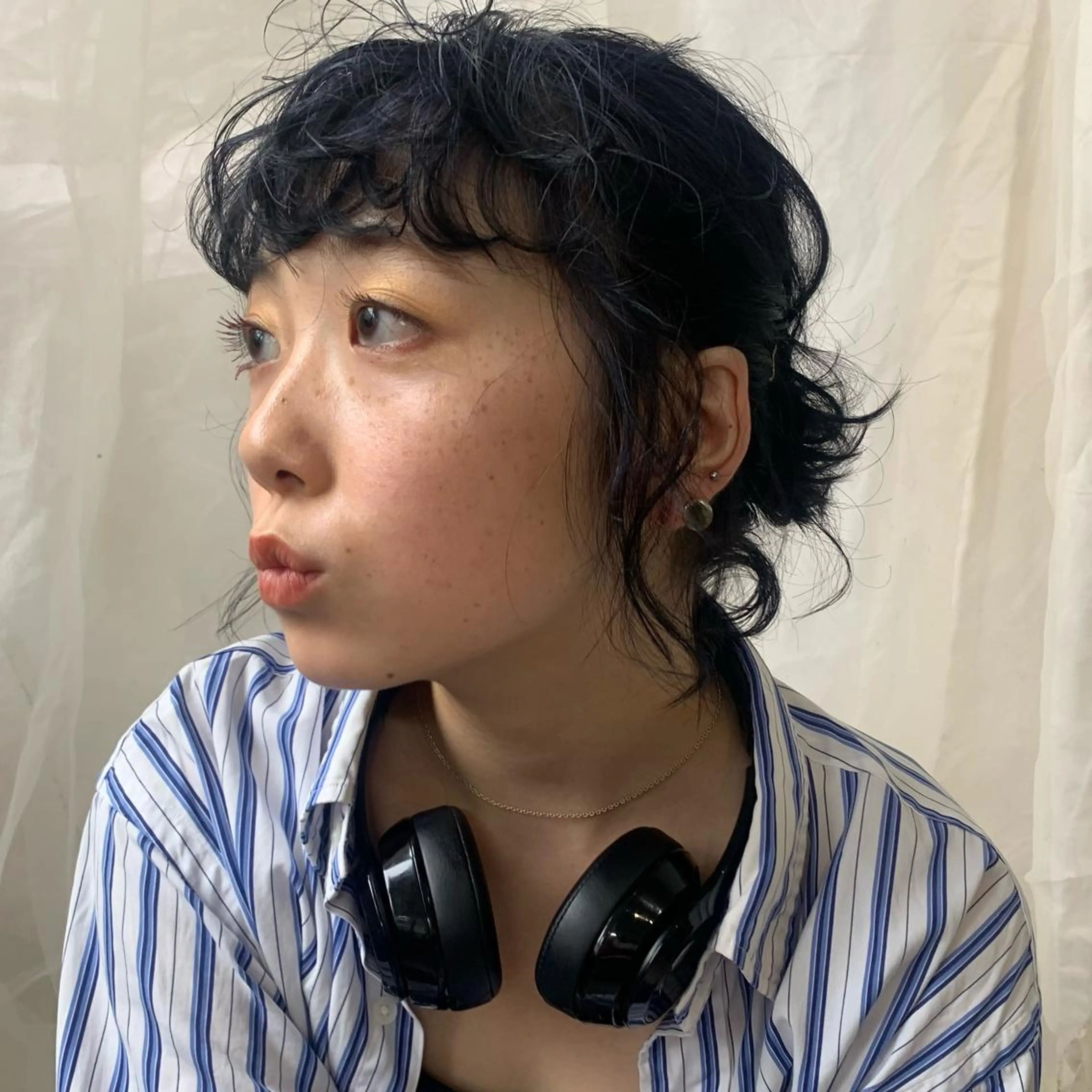 セミロング カラー パーマ ヘアアレンジ 🎀オイダイラ モモカ🎀のヘアスタイル