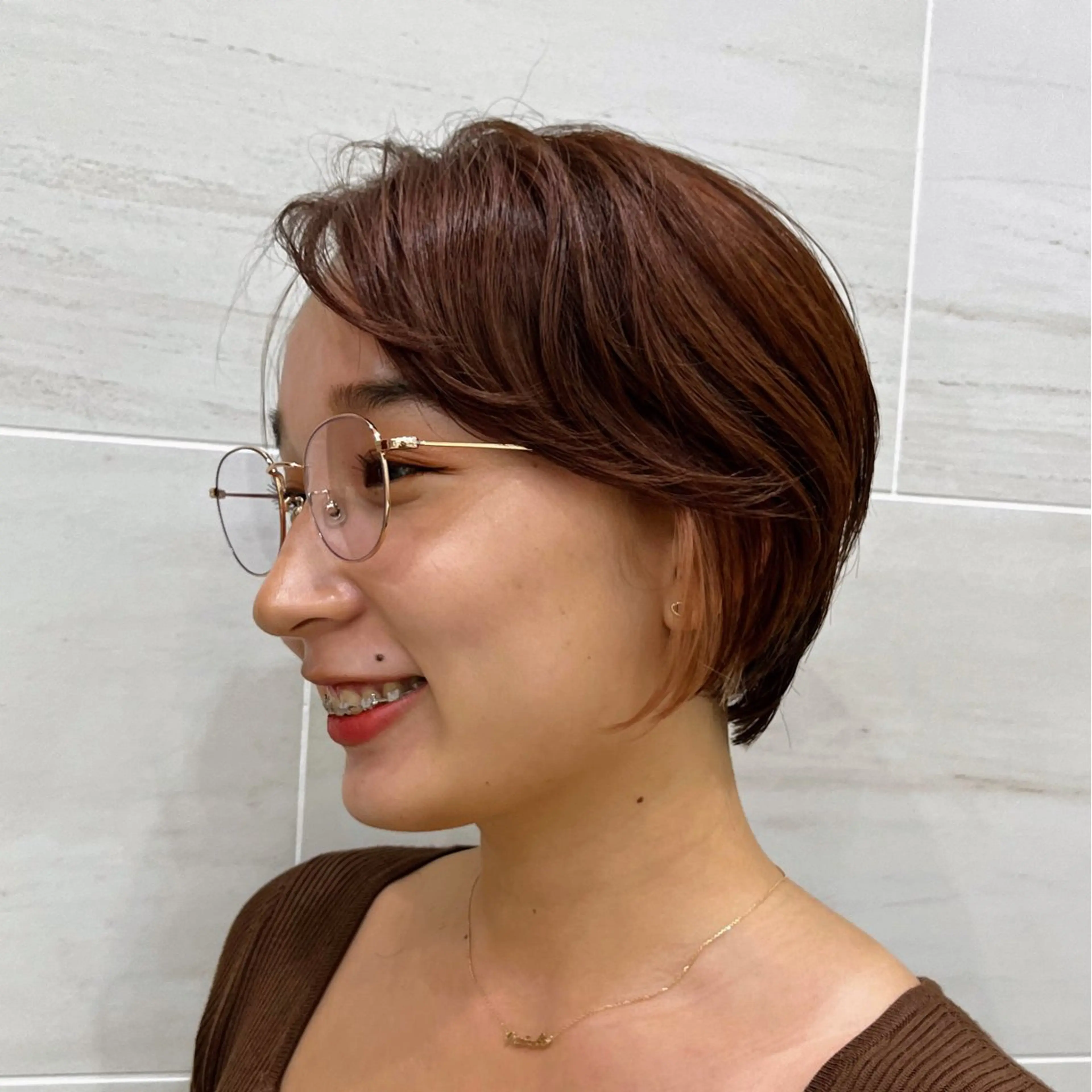 ショート 押上/ショート・ボブ /パーマ/山口卓朗のヘアスタイル