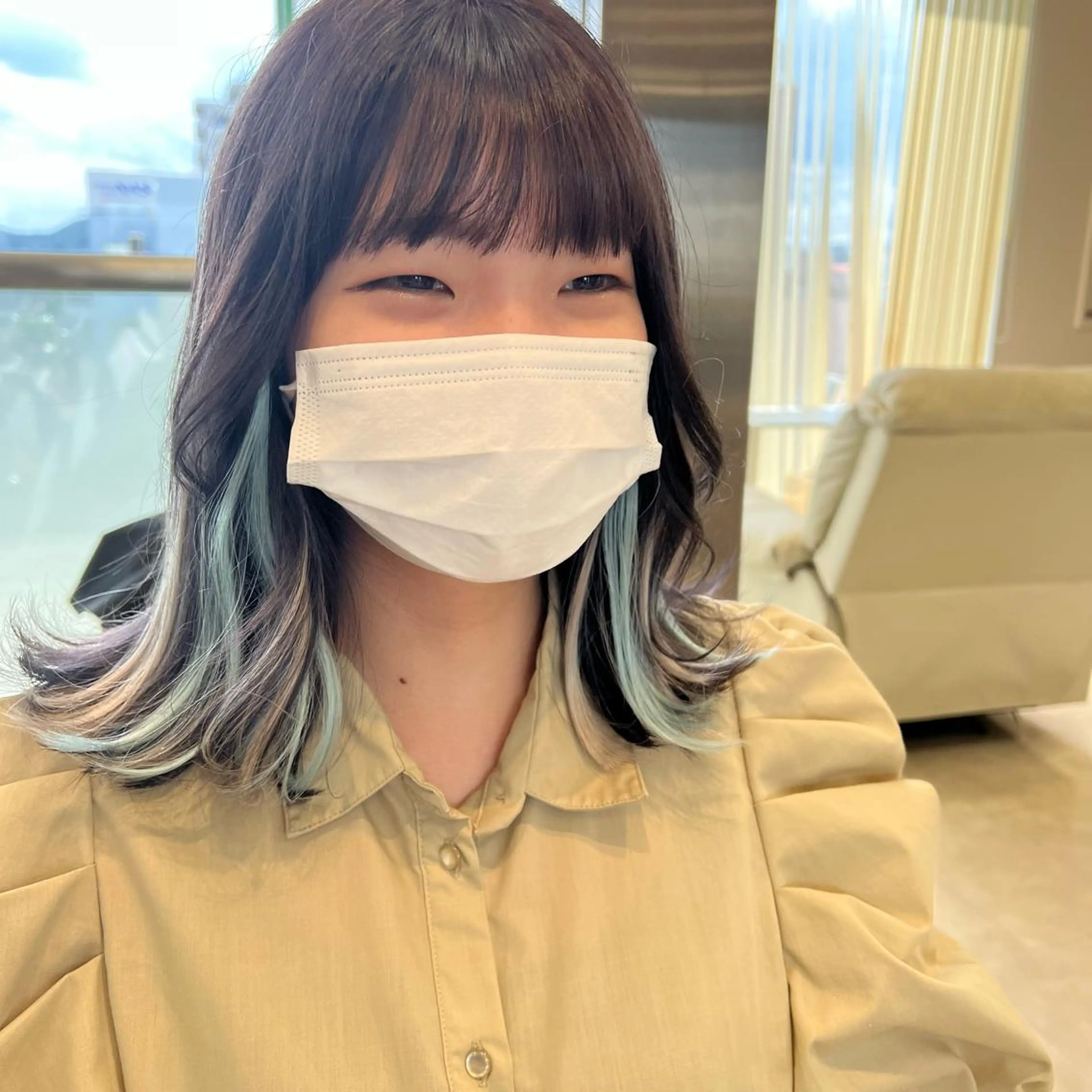 ミディアム 似合わせ.ﾍｱｾｯﾄ 得意🌹井上美沙のヘアスタイル