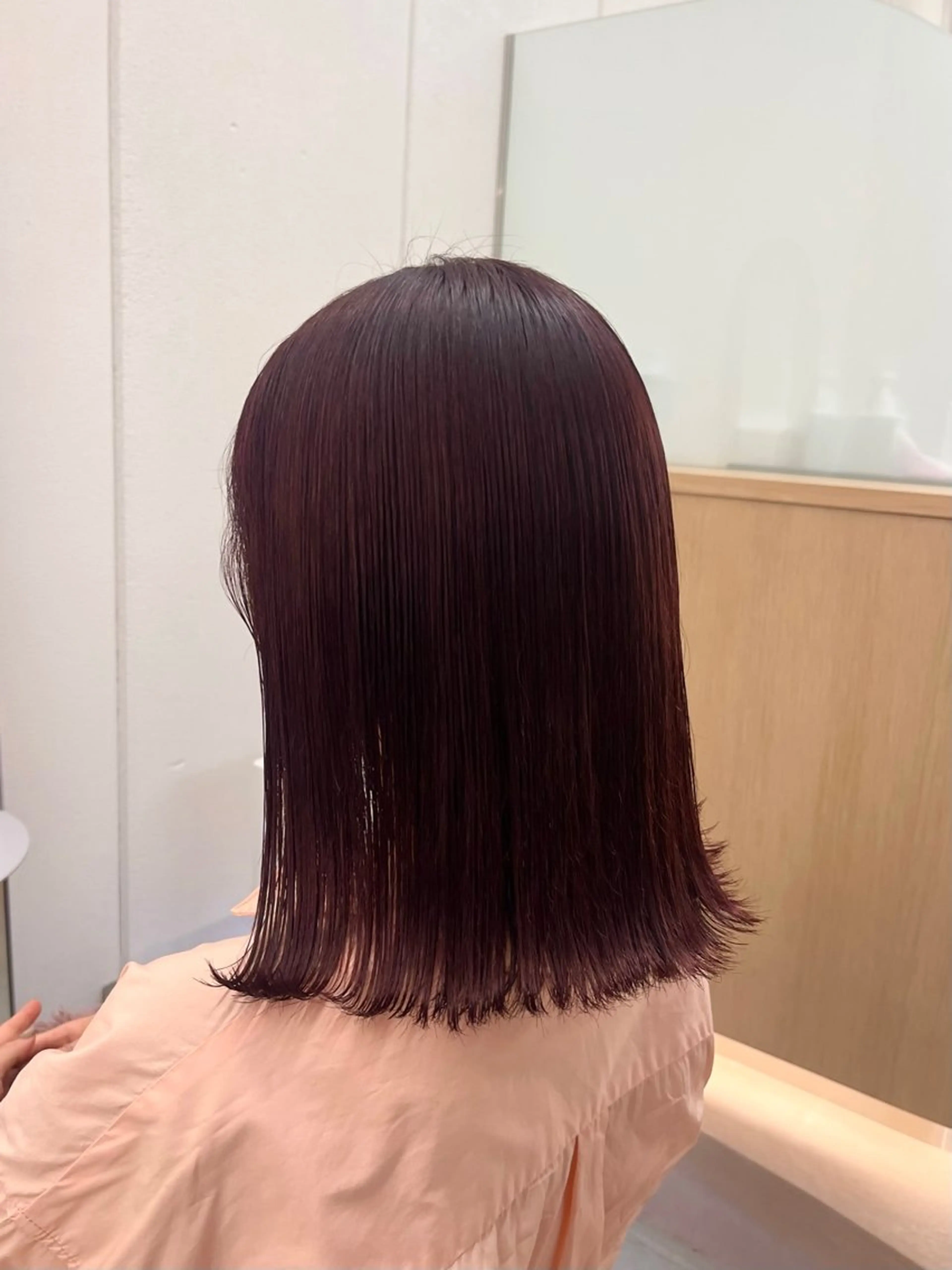 セミロング カラー 暖色カラー／ ヘアセット🌛櫻井舞のヘアスタイル