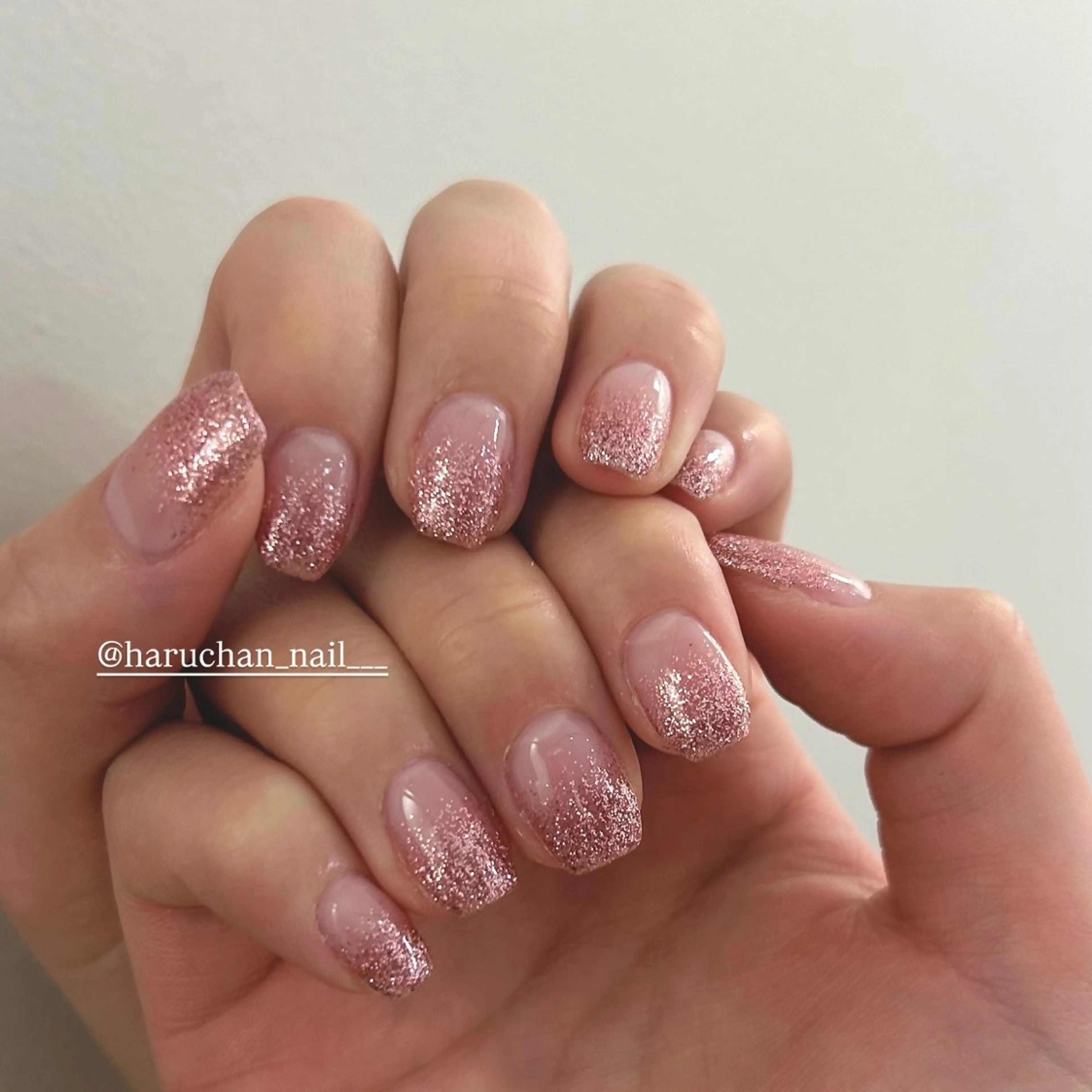 ネイル ラメ(グリッター) ラメグラデーション Luludi所属・Luludi はるなのネイルデザイン