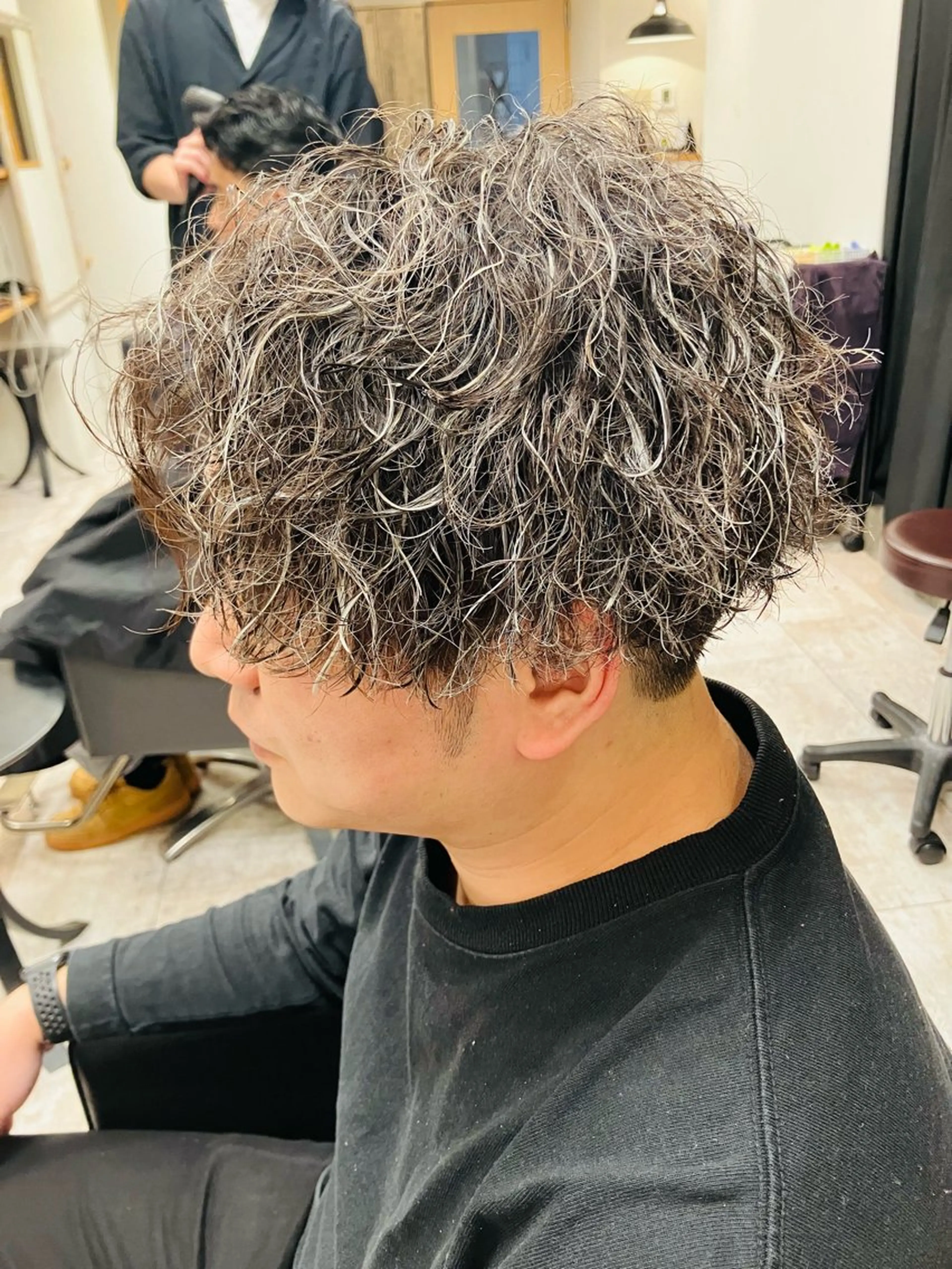 パーマ メンズ カット ヘアカラー パーマ メンズ特化/パーマ/ フェードWATARUのヘアスタイル