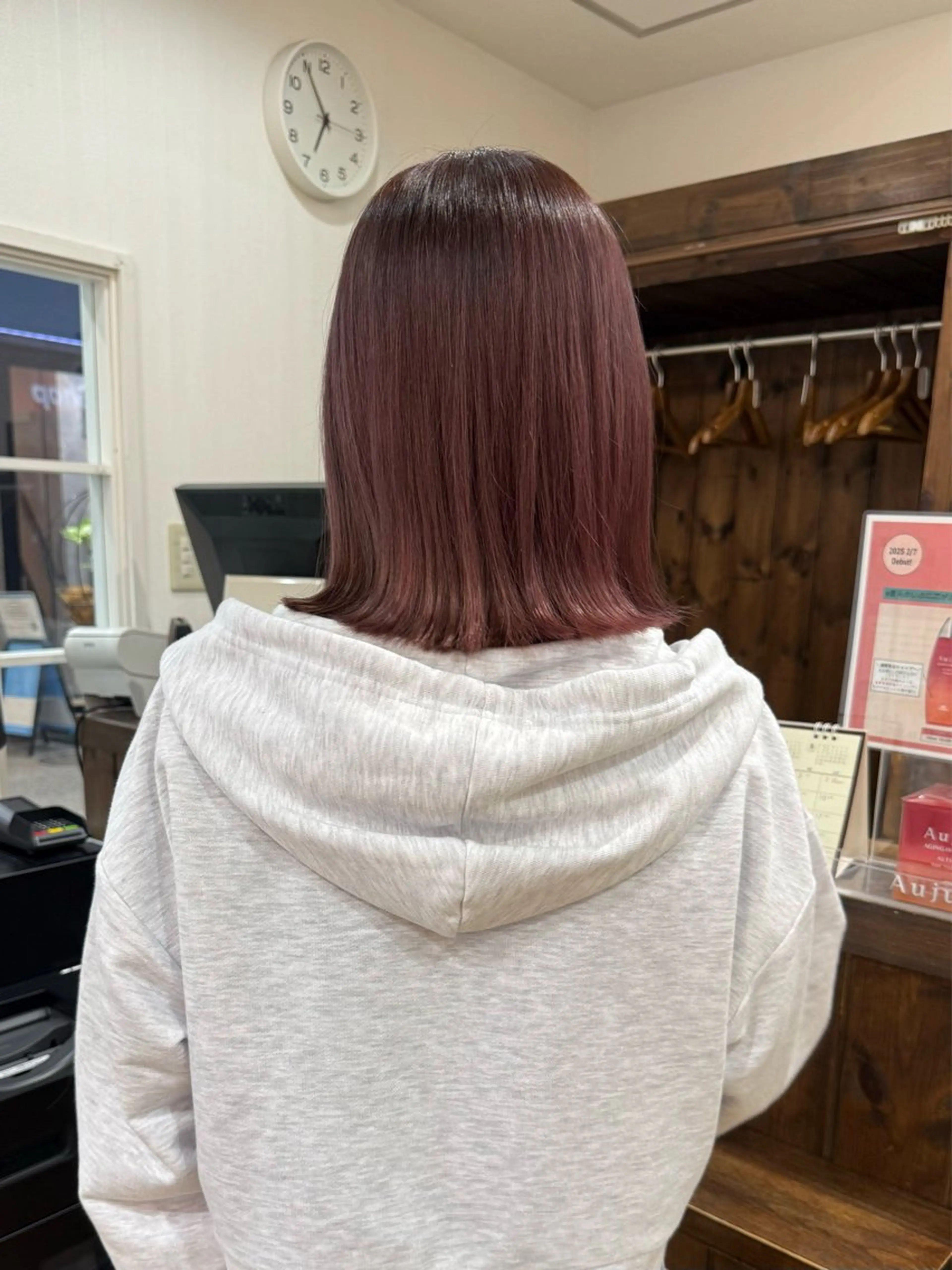 ミディアム カラー ヘアアレンジ シルバー ボブ カット ヘアカラー トリートメント 💖メンズモデル 募集/晴香💖のヘアスタイル