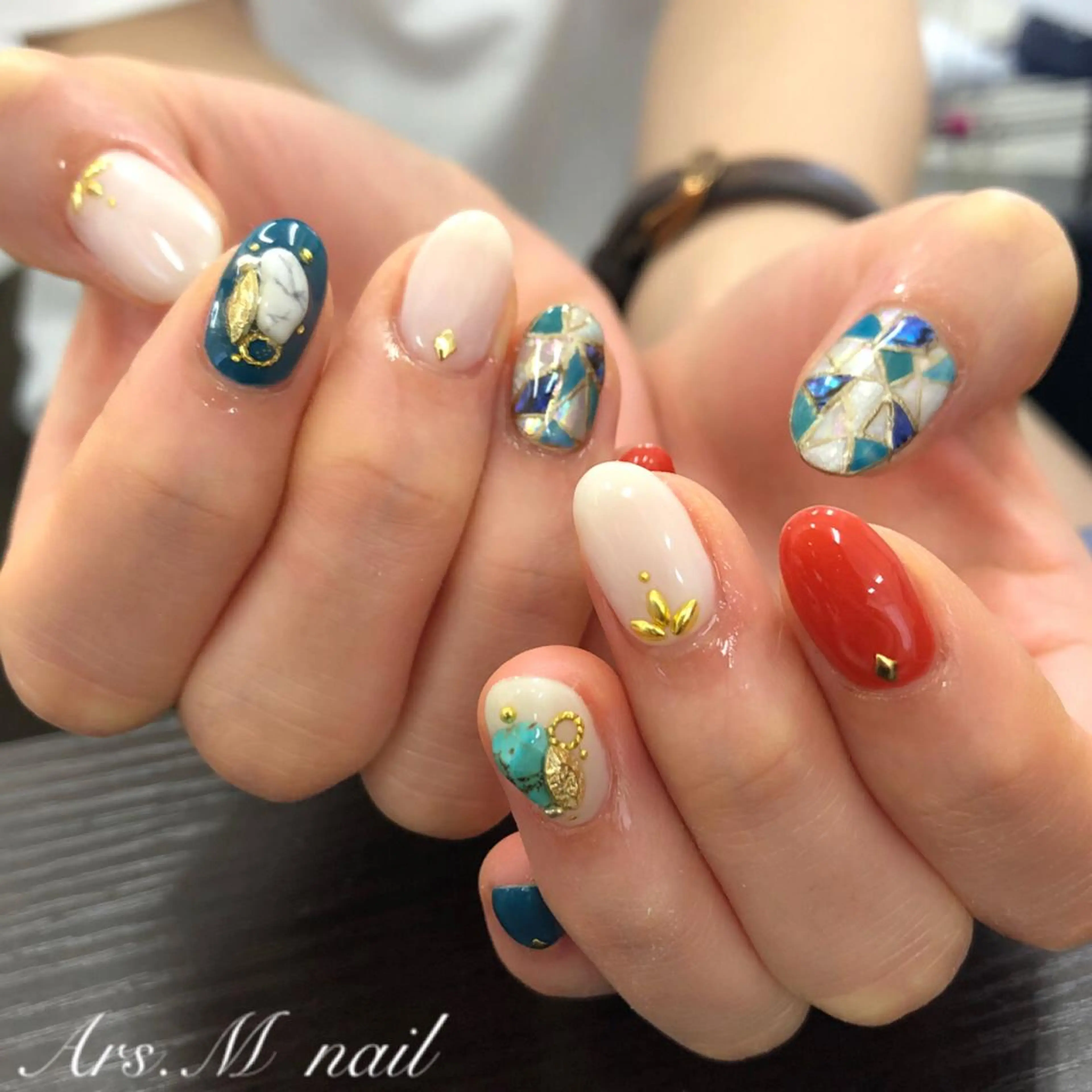 ネイル アートネイル アルス.エム所属・Ars.M nailのネイルデザイン