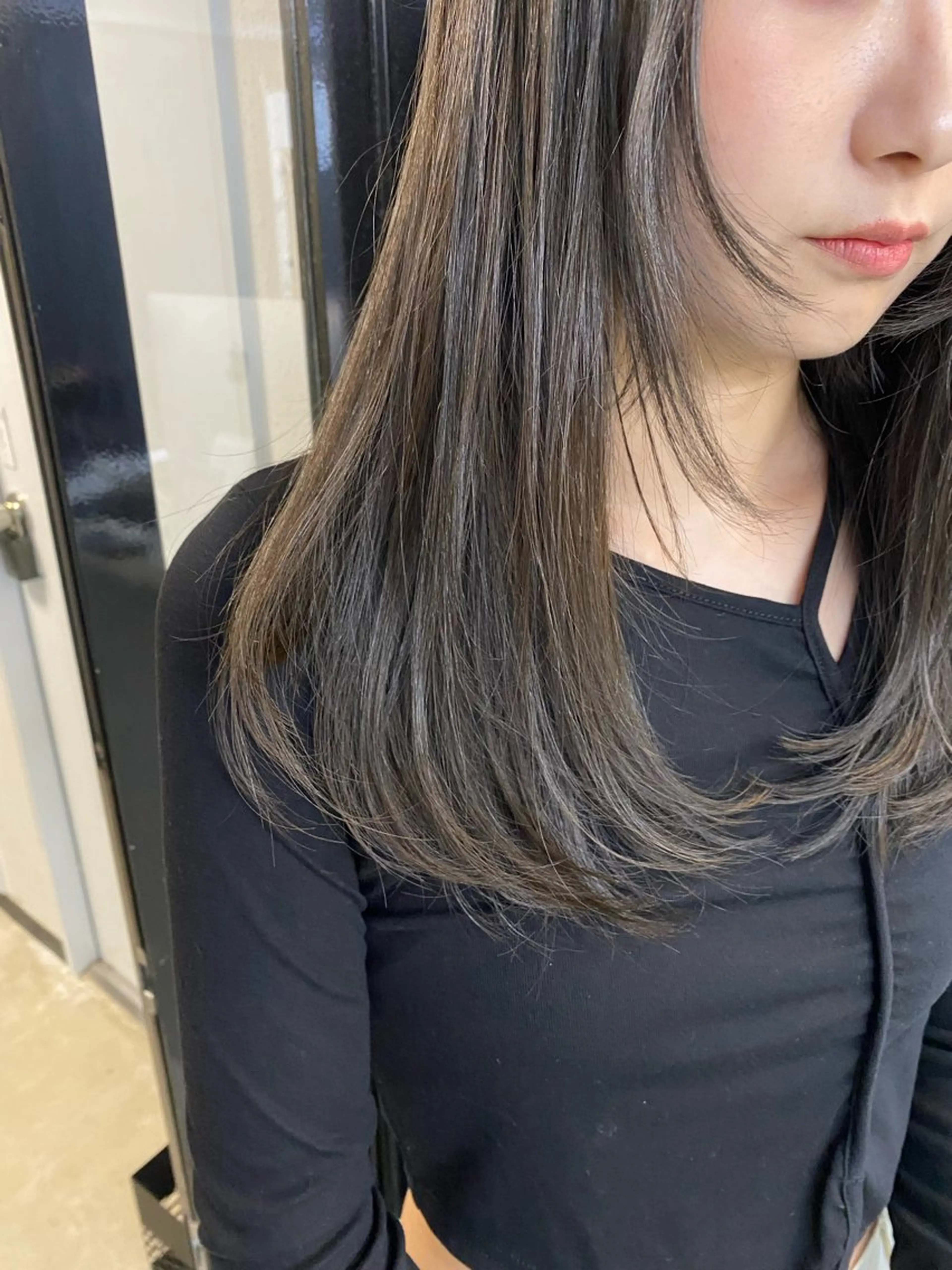 セミロング カラー レイヤーカット カット ヘアカラー トリートメント レイヤー×髪質改善✨ 渋谷/佐藤侑哉のヘアスタイル
