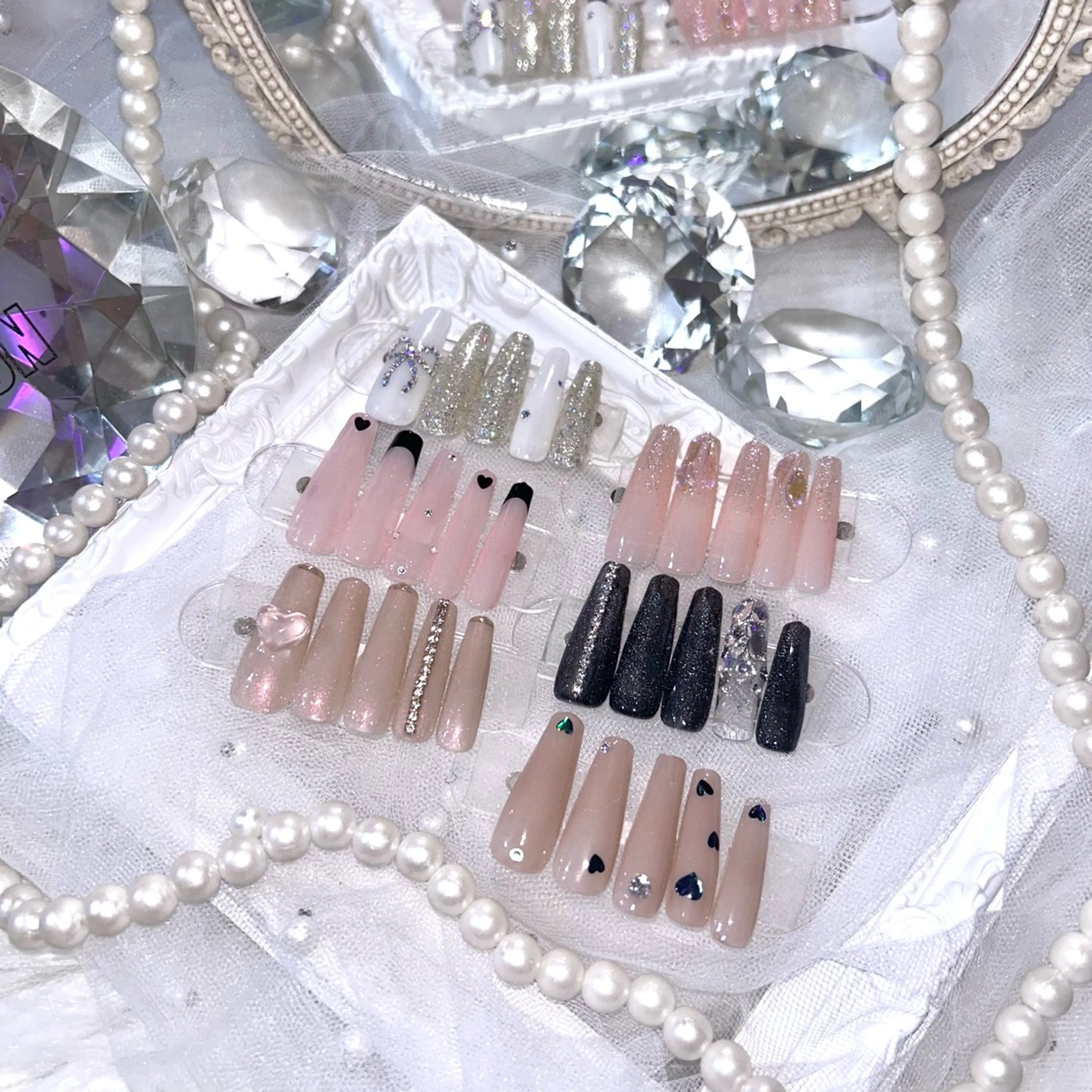 ネイル アートネイル 韓国ネイル 夏ネイル ワンホンネイル élu by Noriko 前原のネイルデザイン