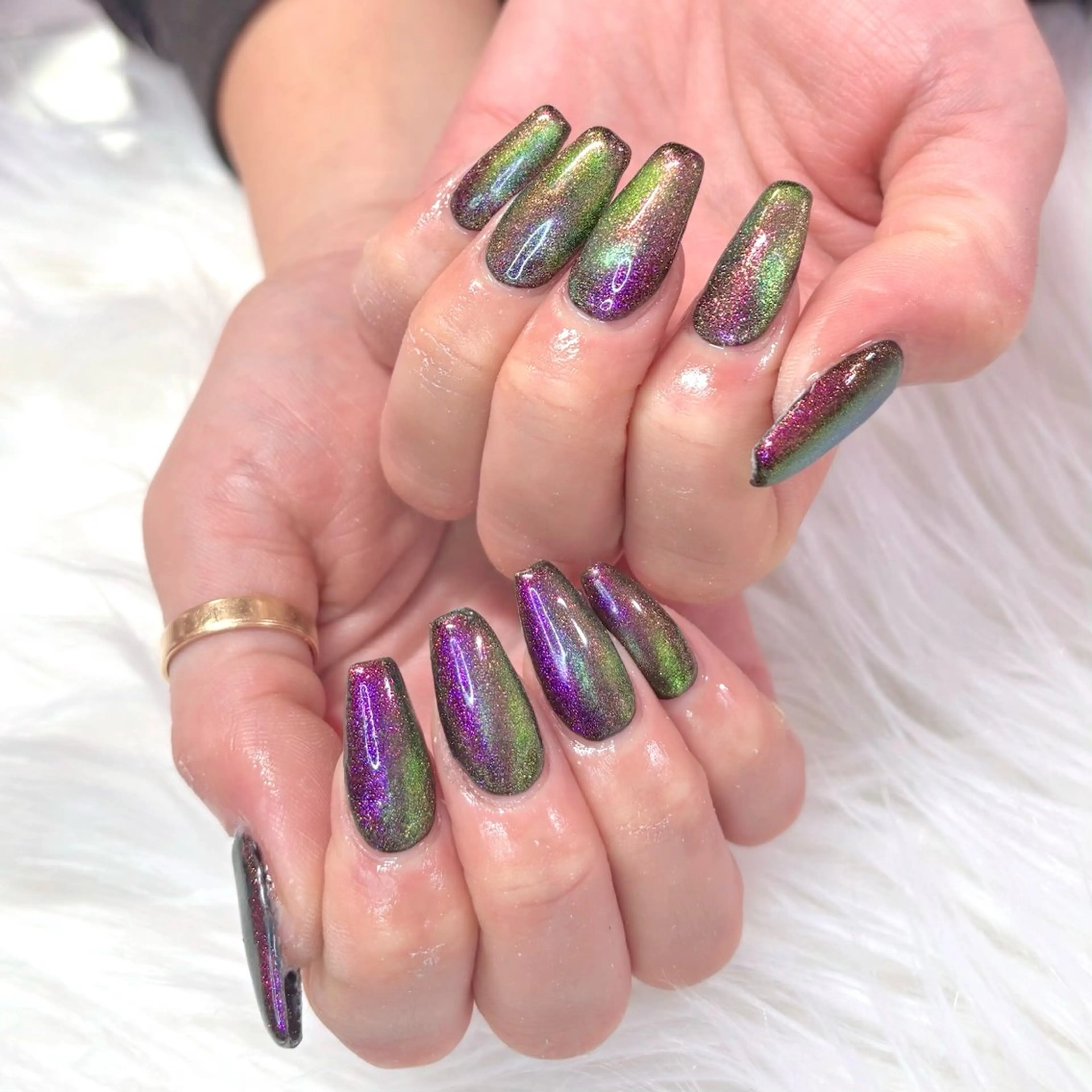 ネイル マグネットネイル ハンドネイル Noix nailのネイルデザイン