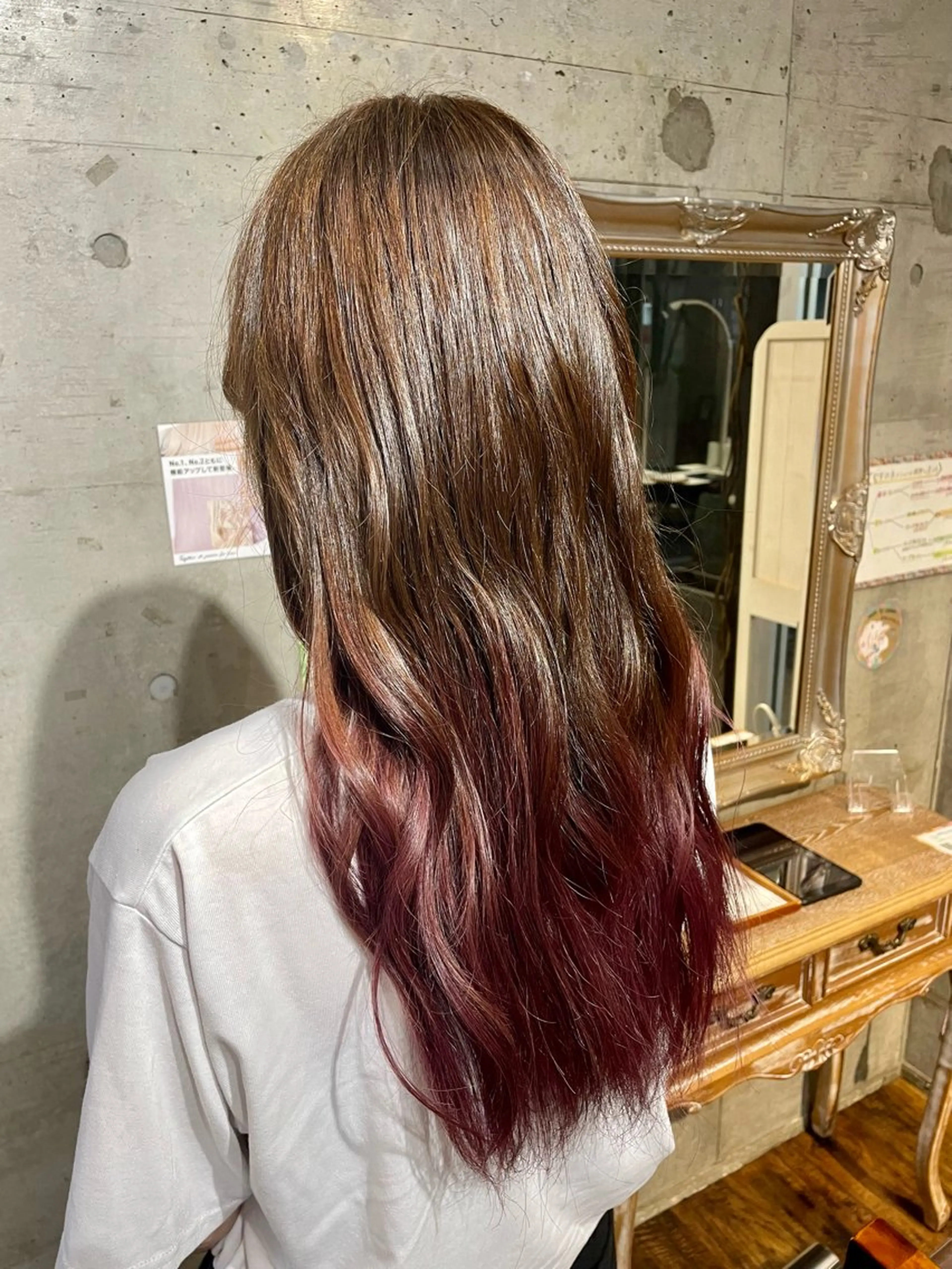 ロング 坂本 勇将のヘアスタイル