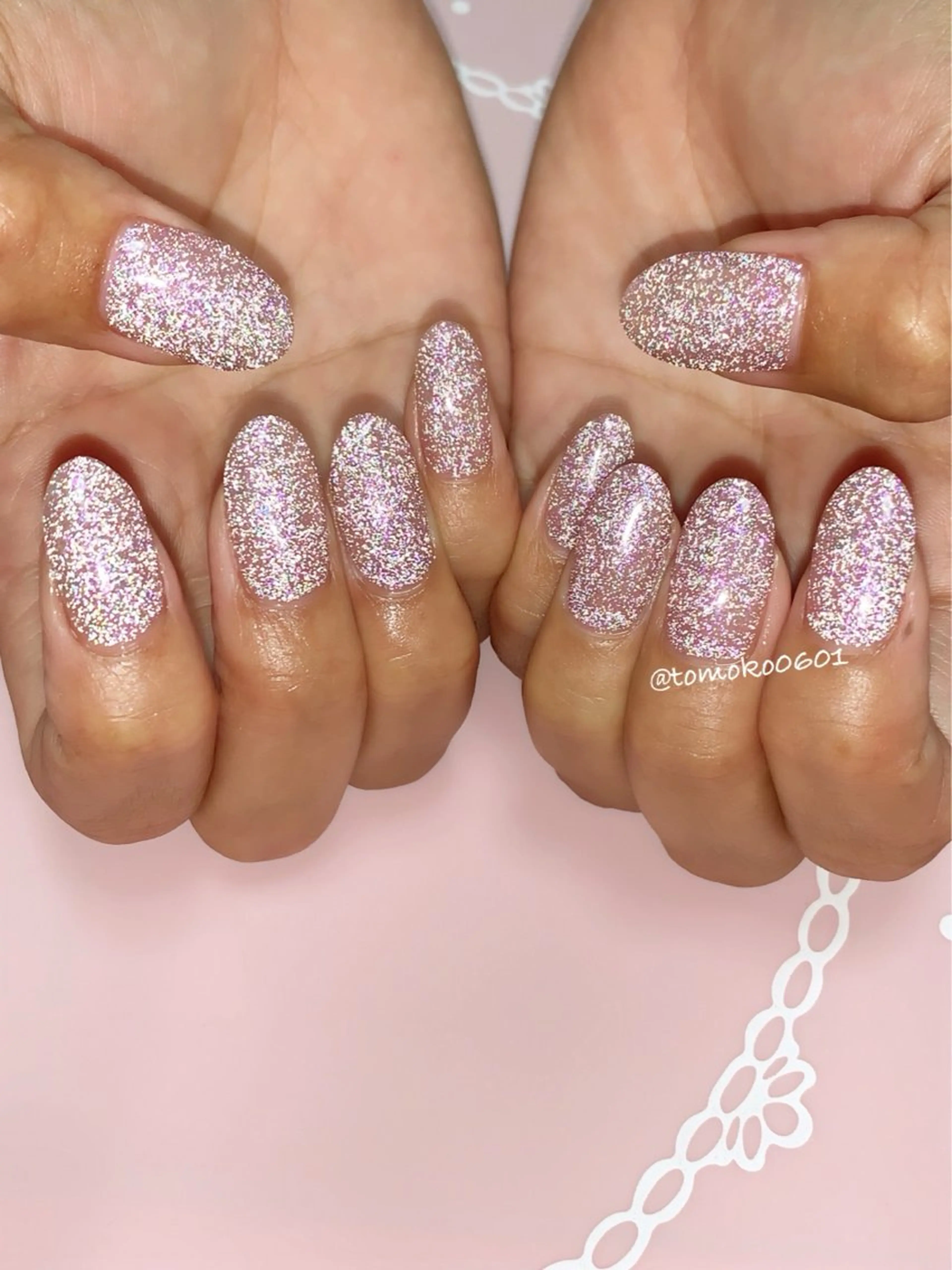 ネイル フラッシュネイル ラメ(グリッター) ハンドネイル 浦和 ペルテネイルのネイルデザイン
