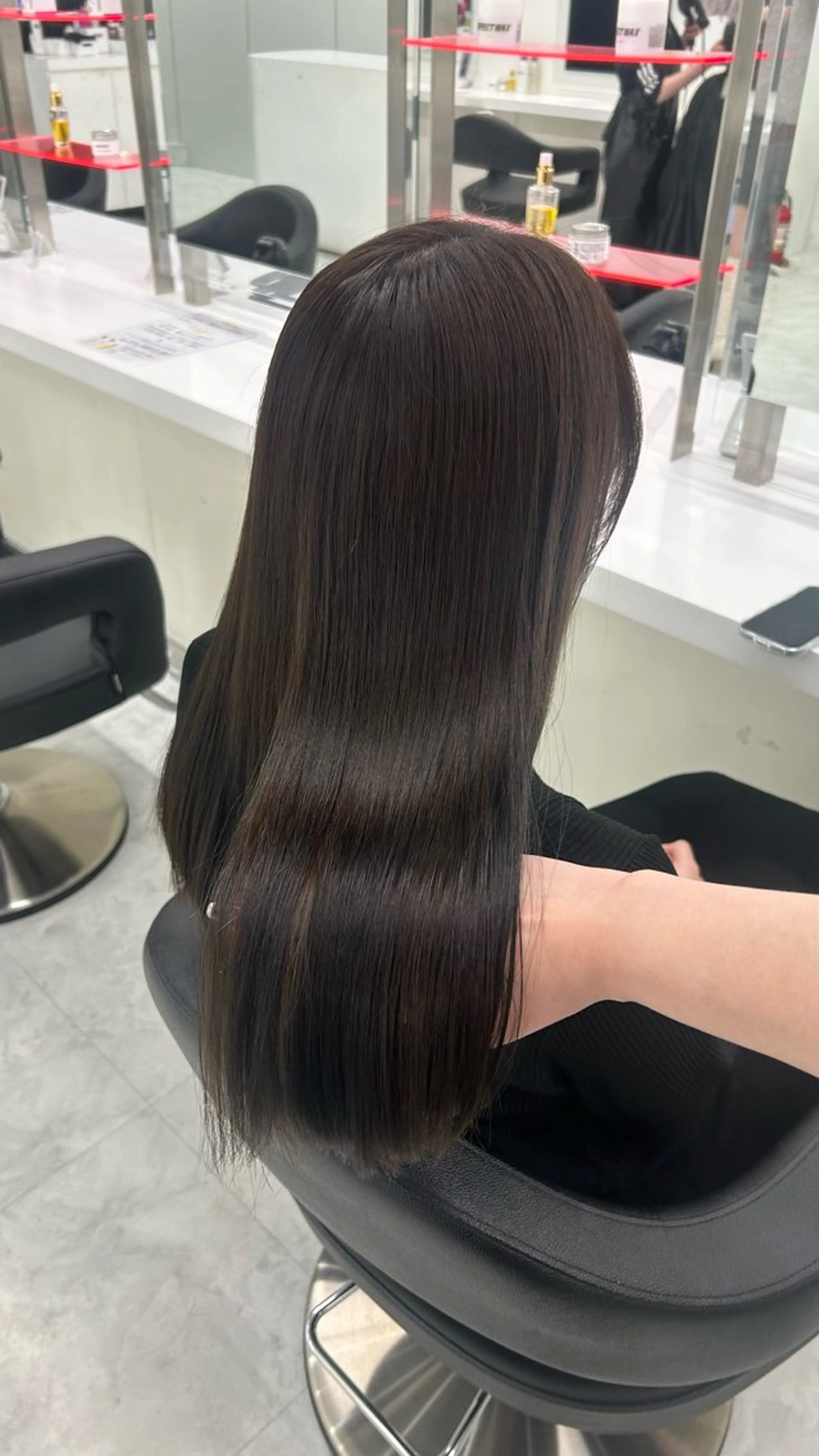 ロング カラー パーマ ヘアアレンジ メンズ キッズ ヘアカラー 🩶盛れ✖️韓国ヘア 🩶Himari🎀のヘアスタイル