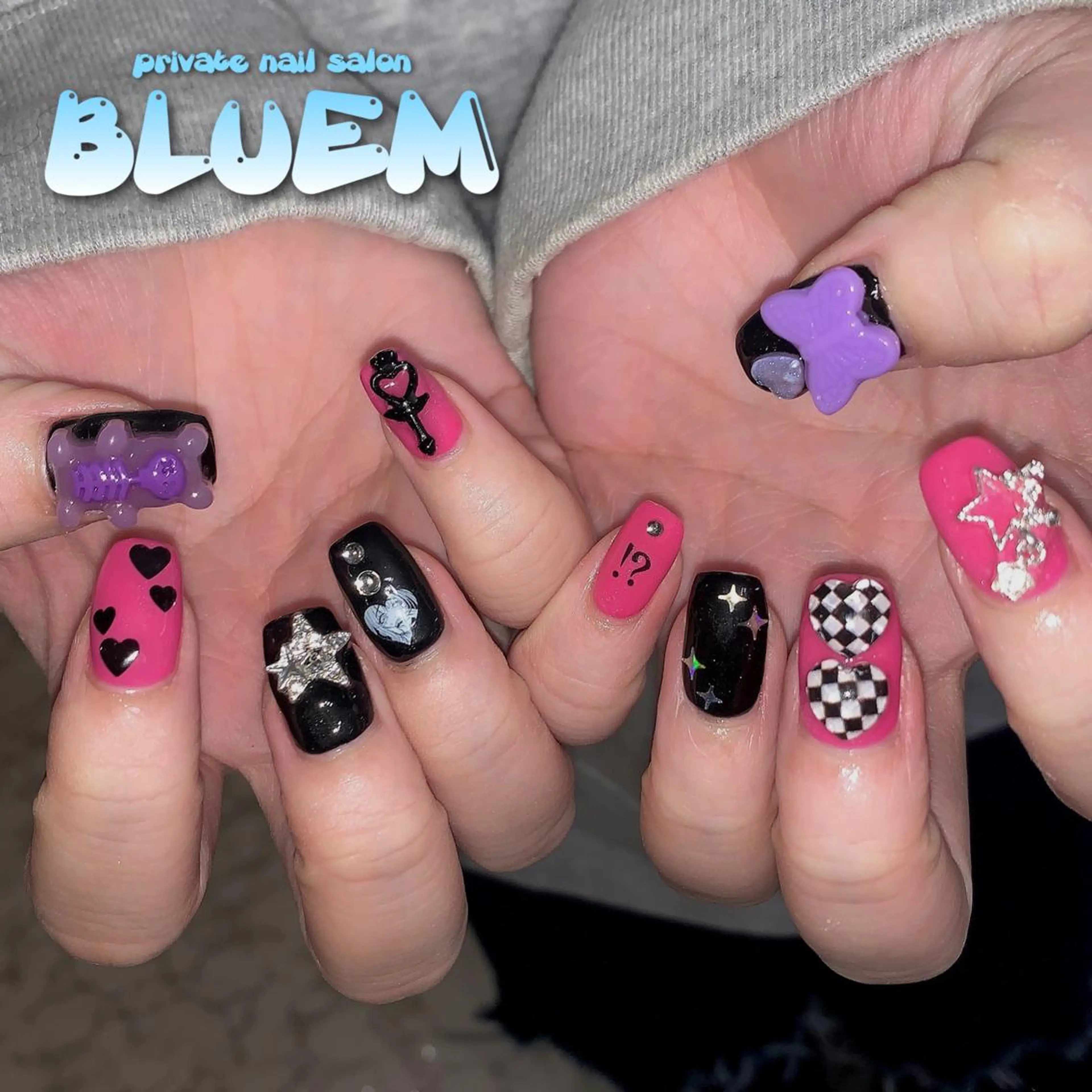 ネイル ハンドネイル BLUEM なな🐶のネイルデザイン