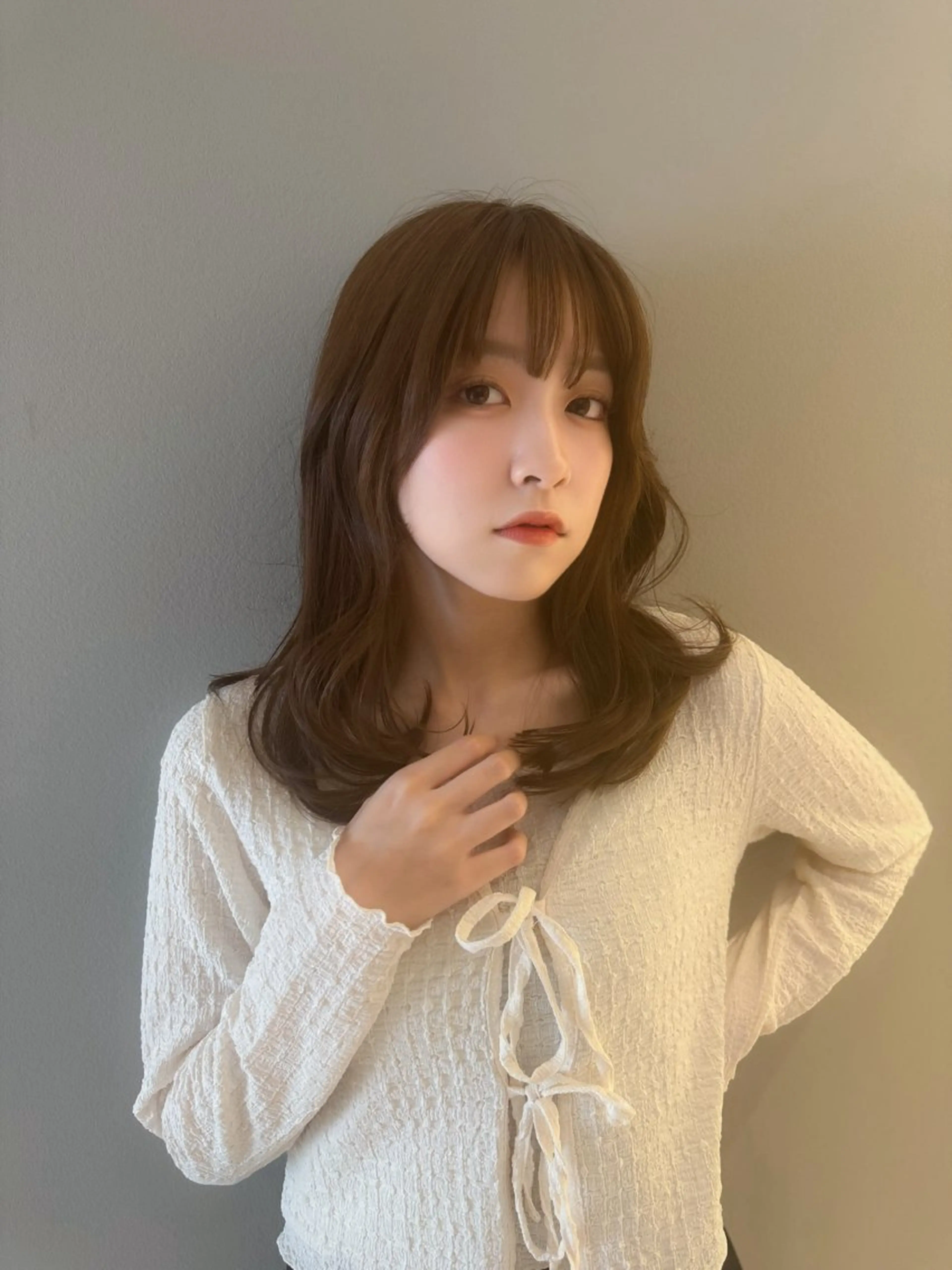 セミロング カラー カット ヘアカラー トリートメント ヘアセット ✂️似合わせの魔術師 石田一樹✂️のヘアスタイル