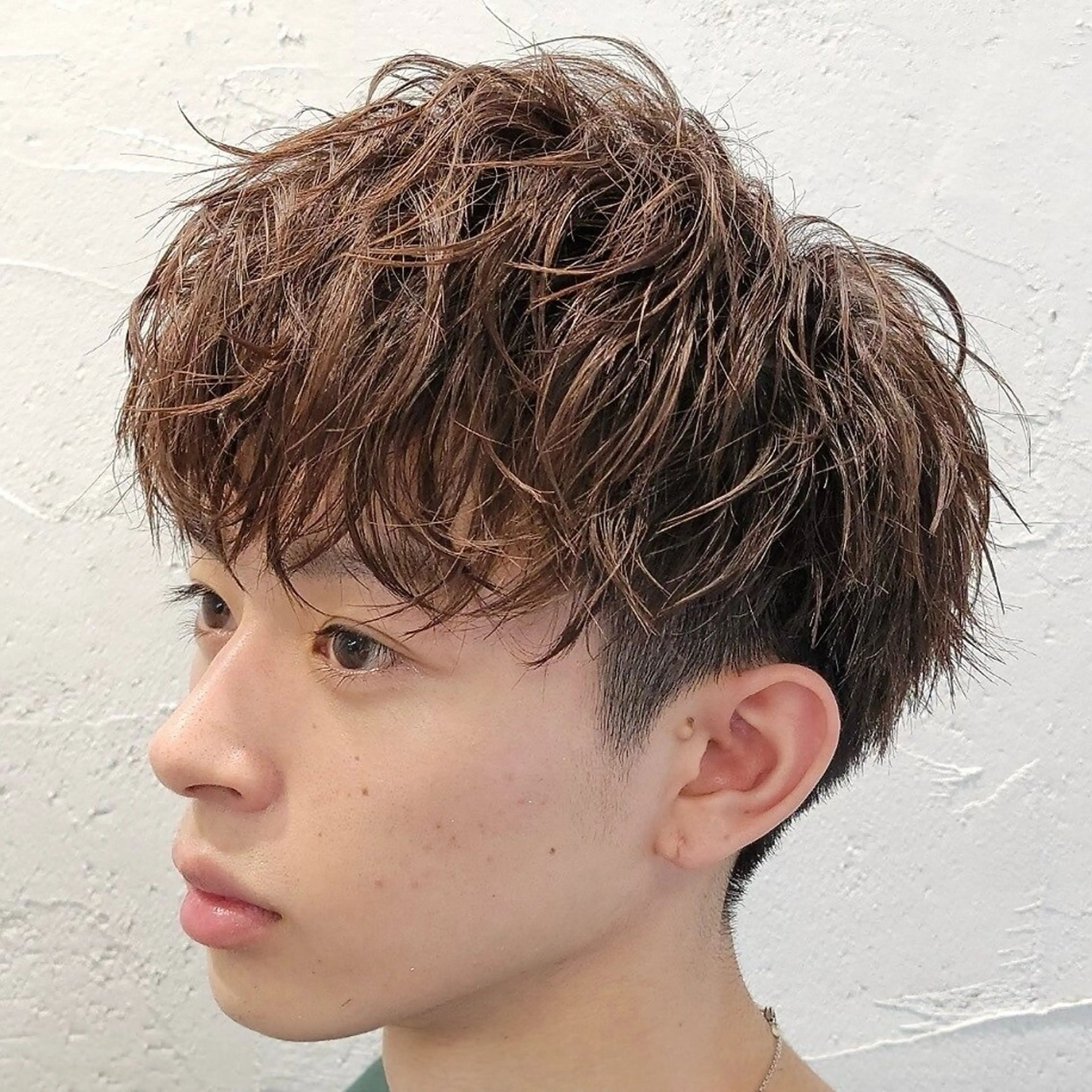 パーマ メンズ センターパート マッシュ メンズパーマ プードルパーマ メンズツイストパーマ カット パーマ 仙台メンズパーマ/ fifth/丸山佳叶のヘアスタイル