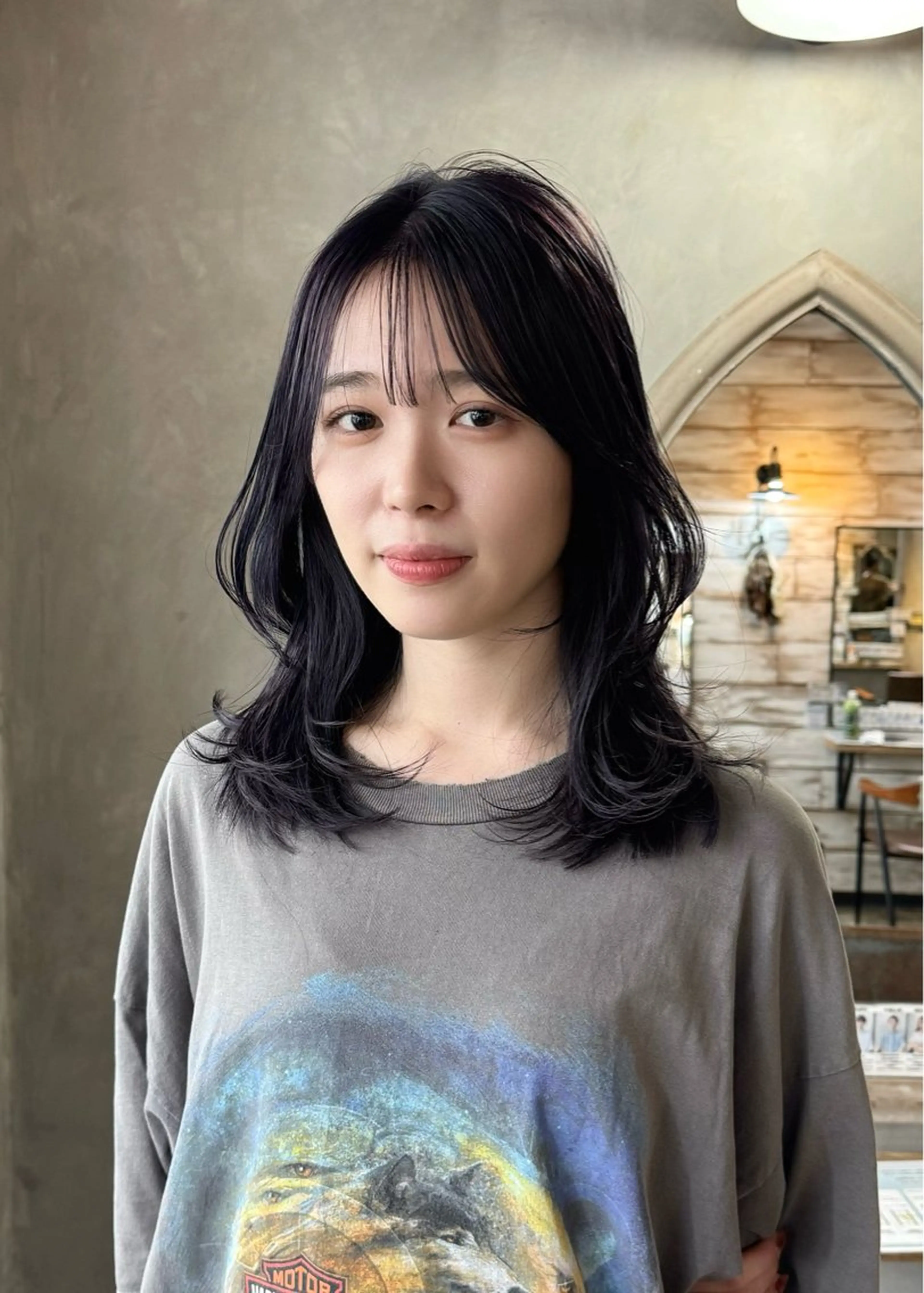 ミディアム 清水 健吏/ 韓国ヘア/レイヤーのヘアスタイル