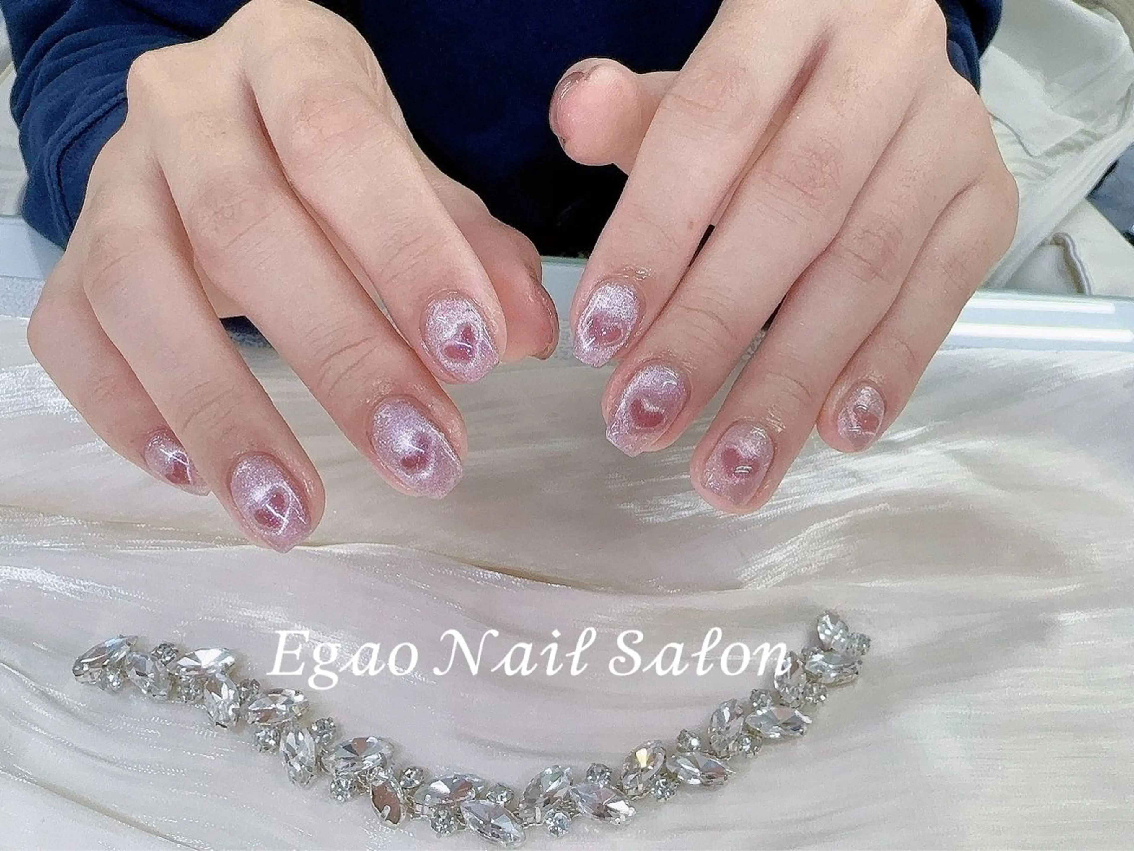 ネイル フットネイル ジェルネイル 韓国ネイル マグネットネイル メンズネイル ハンドネイル Egao Nail Salonのネイルデザイン