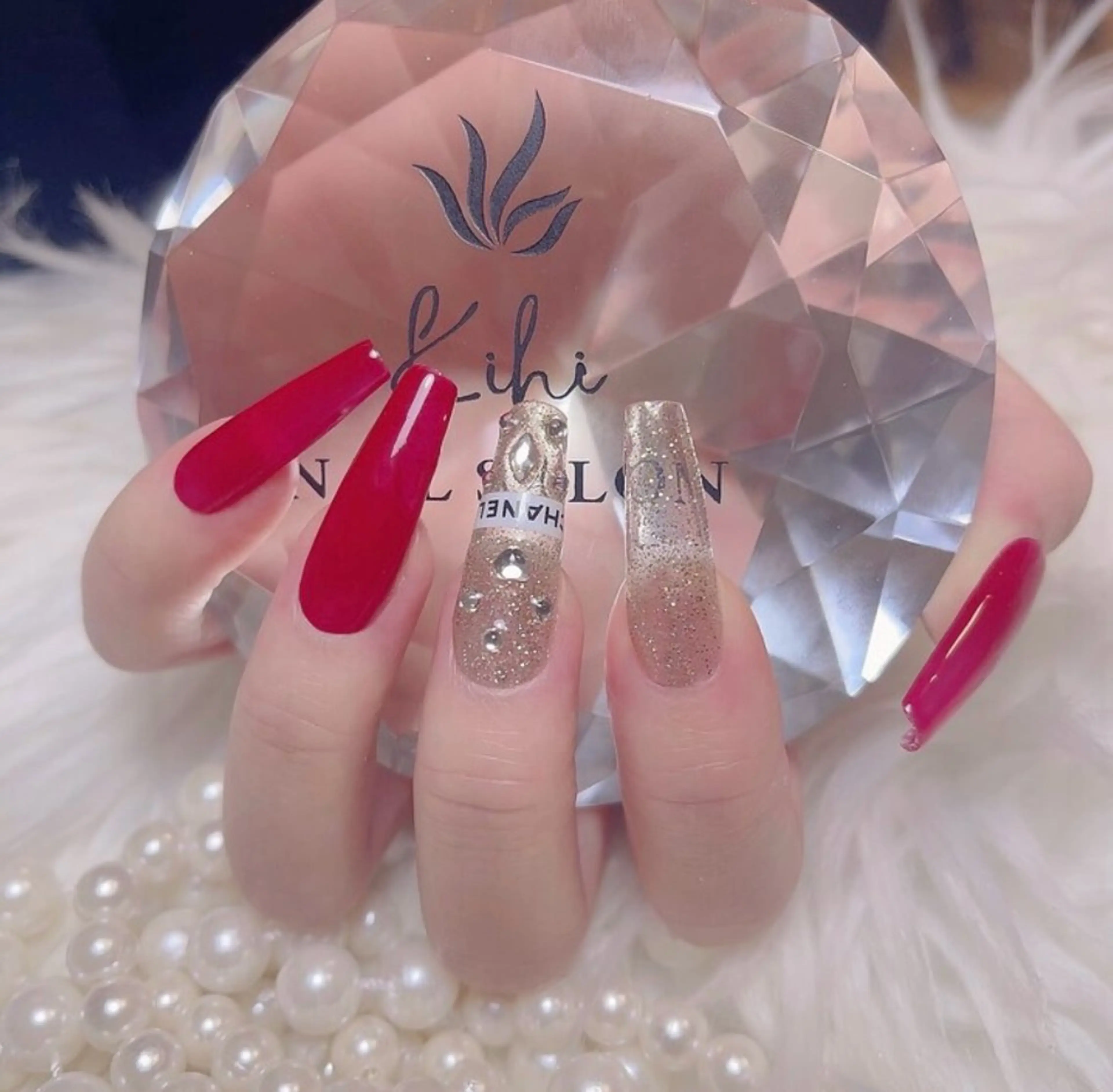 ネイル 清水 ユナのネイルデザイン