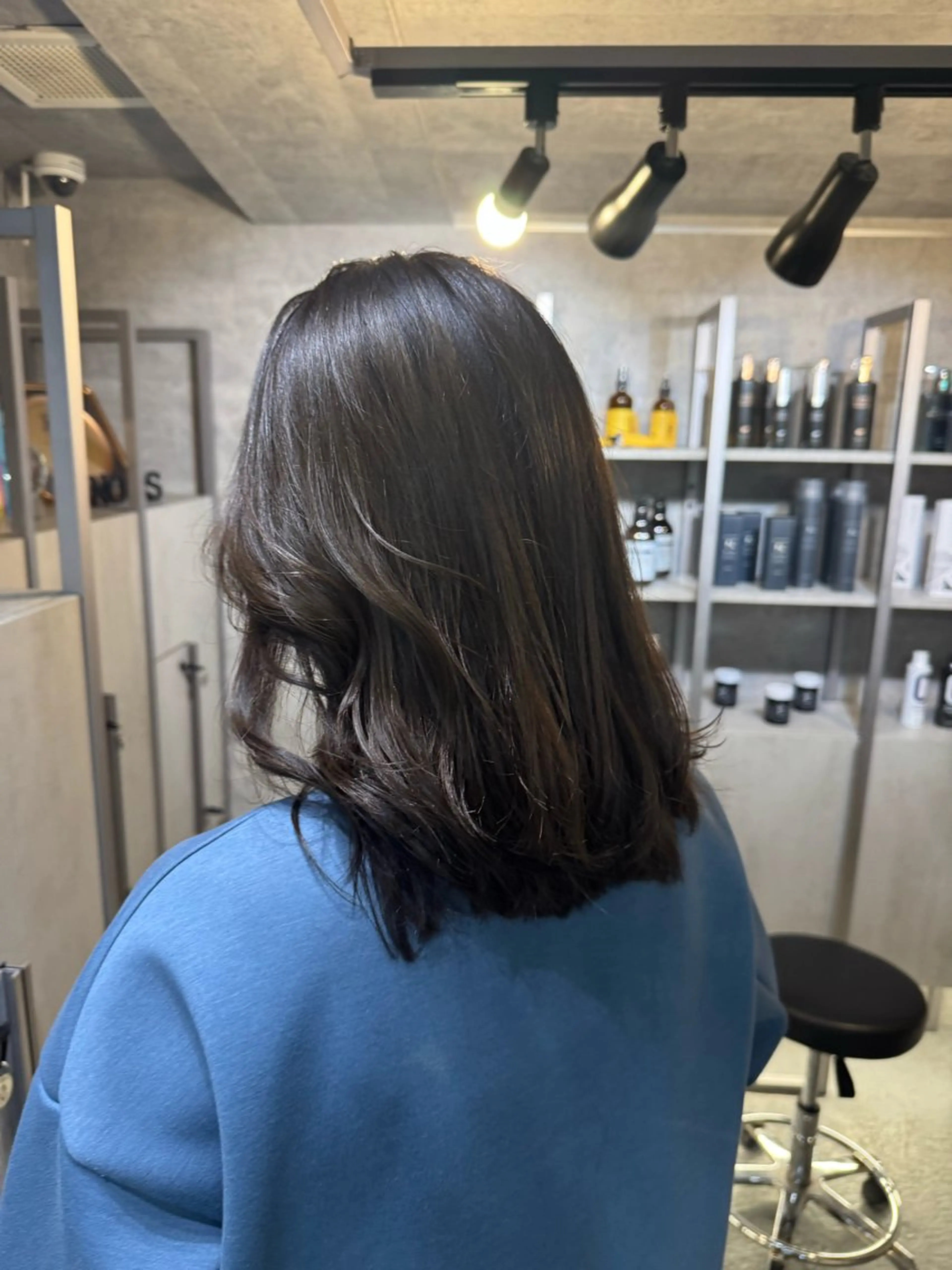 ミディアム パーマ カット パーマ あなたのお悩み改善" You"💚❤️💛のヘアスタイル