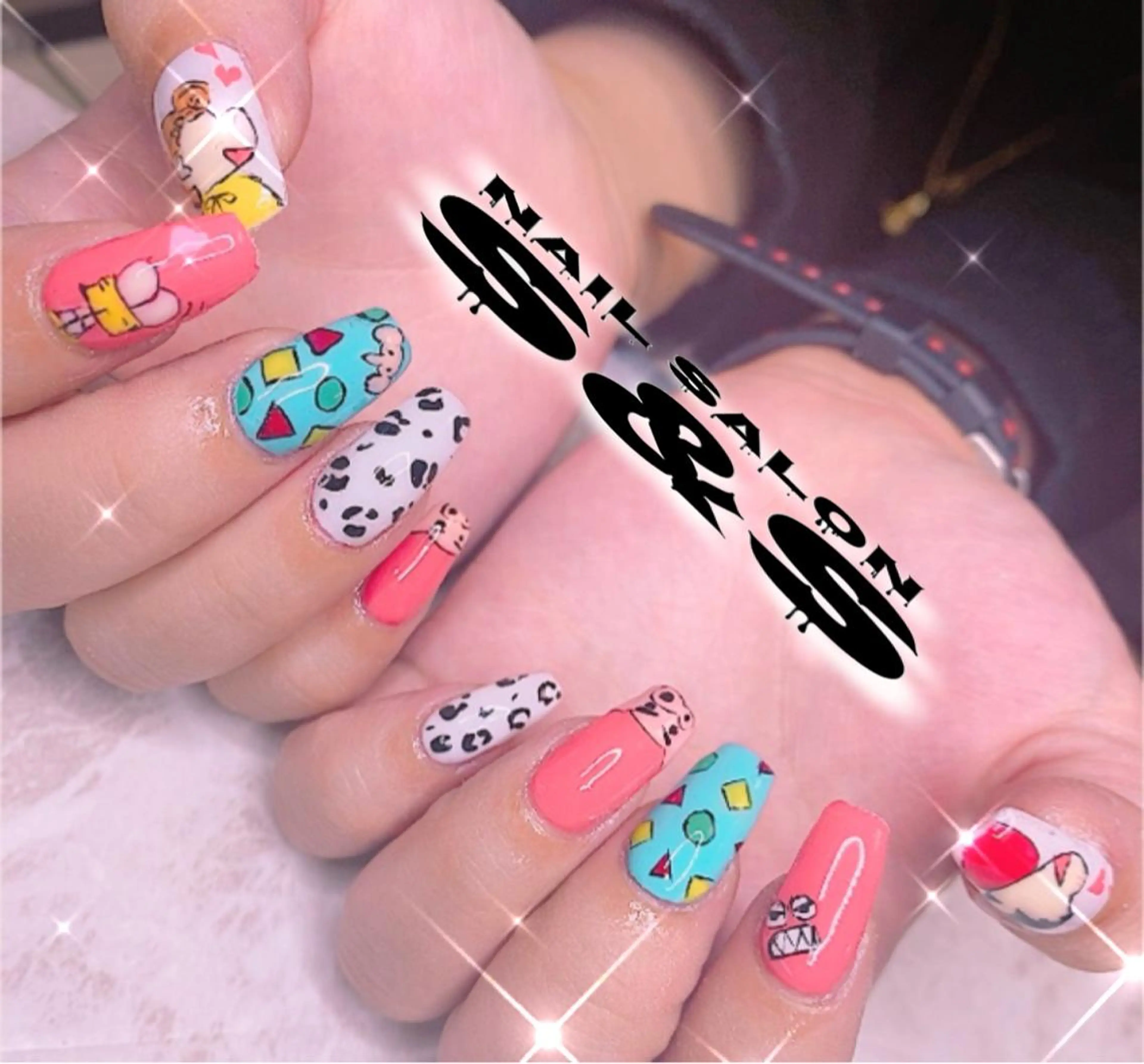 ネイル アートネイル 長さ出し メンズネイル 持ち込み スカルプネイル S&S 村田小百合のネイルデザイン