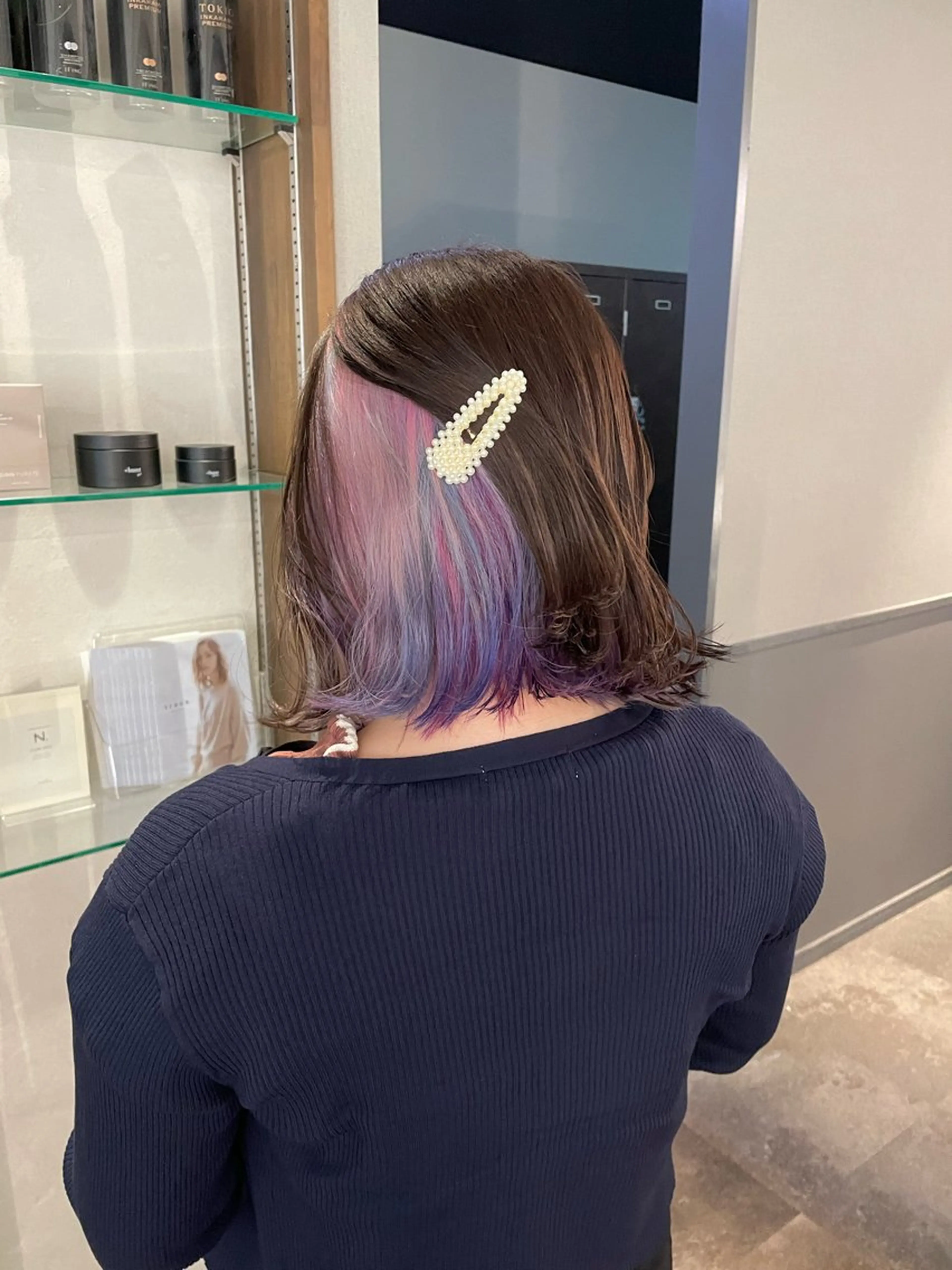 ミディアム カット ヘアカラー KANA🌷 髪質改善のヘアスタイル