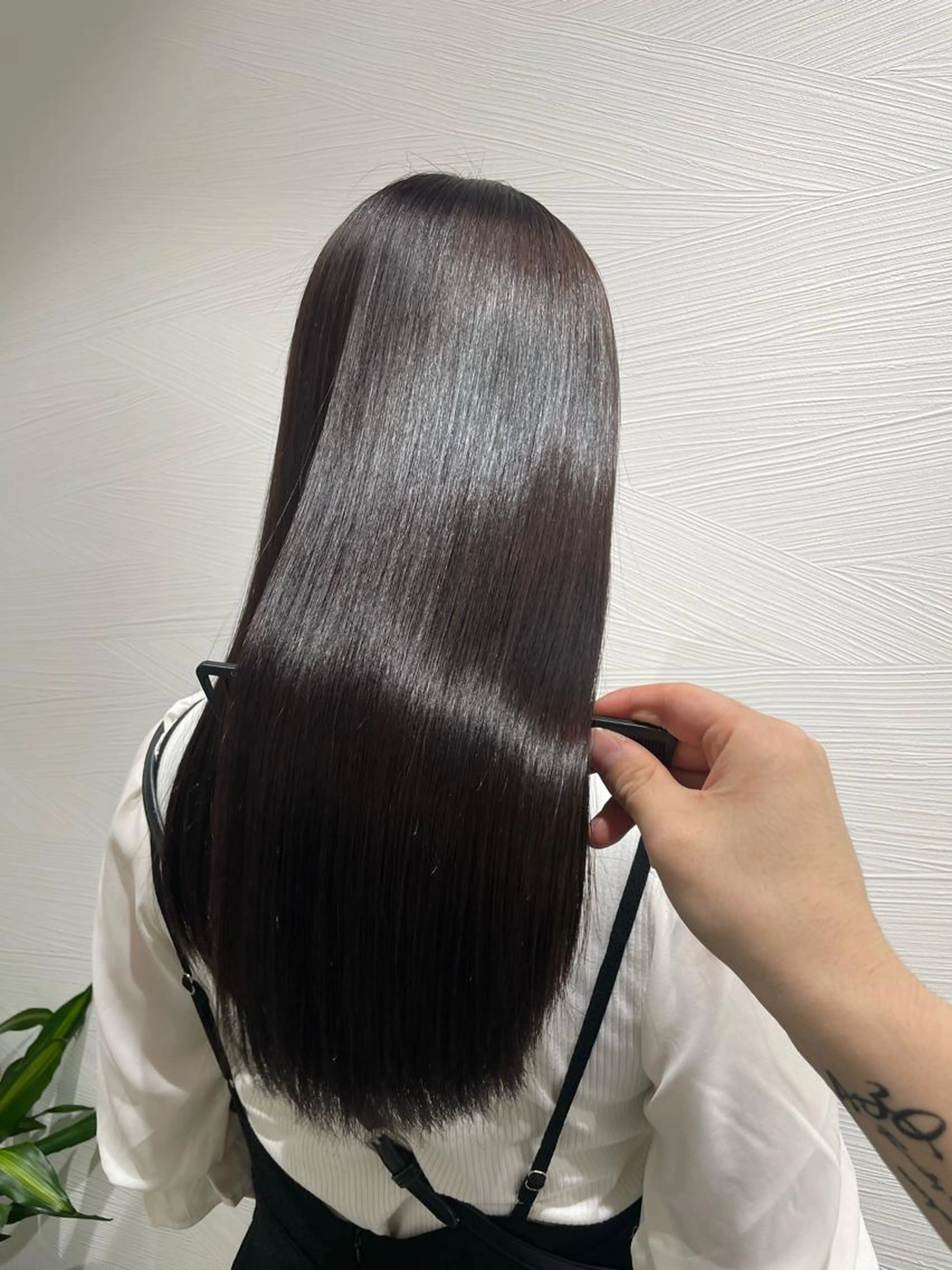 【艶髪最強メニュー✨】カット＋カラー＋髪質改善ストレート＋髪質改善トリートメントの写真