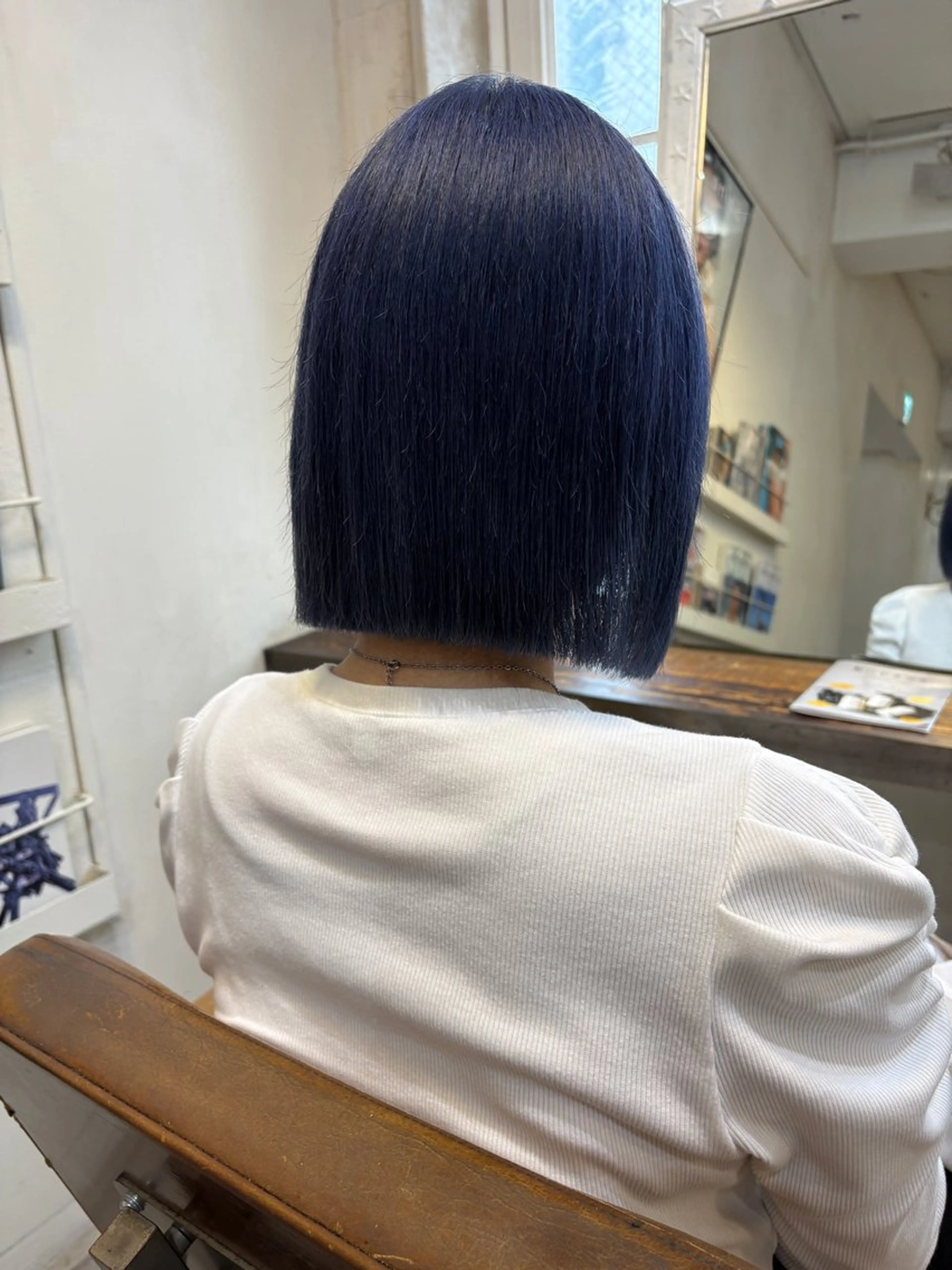 ショート ボブ レイヤー×ブリーチ/ パーマ/ﾘｭｳﾄのヘアスタイル