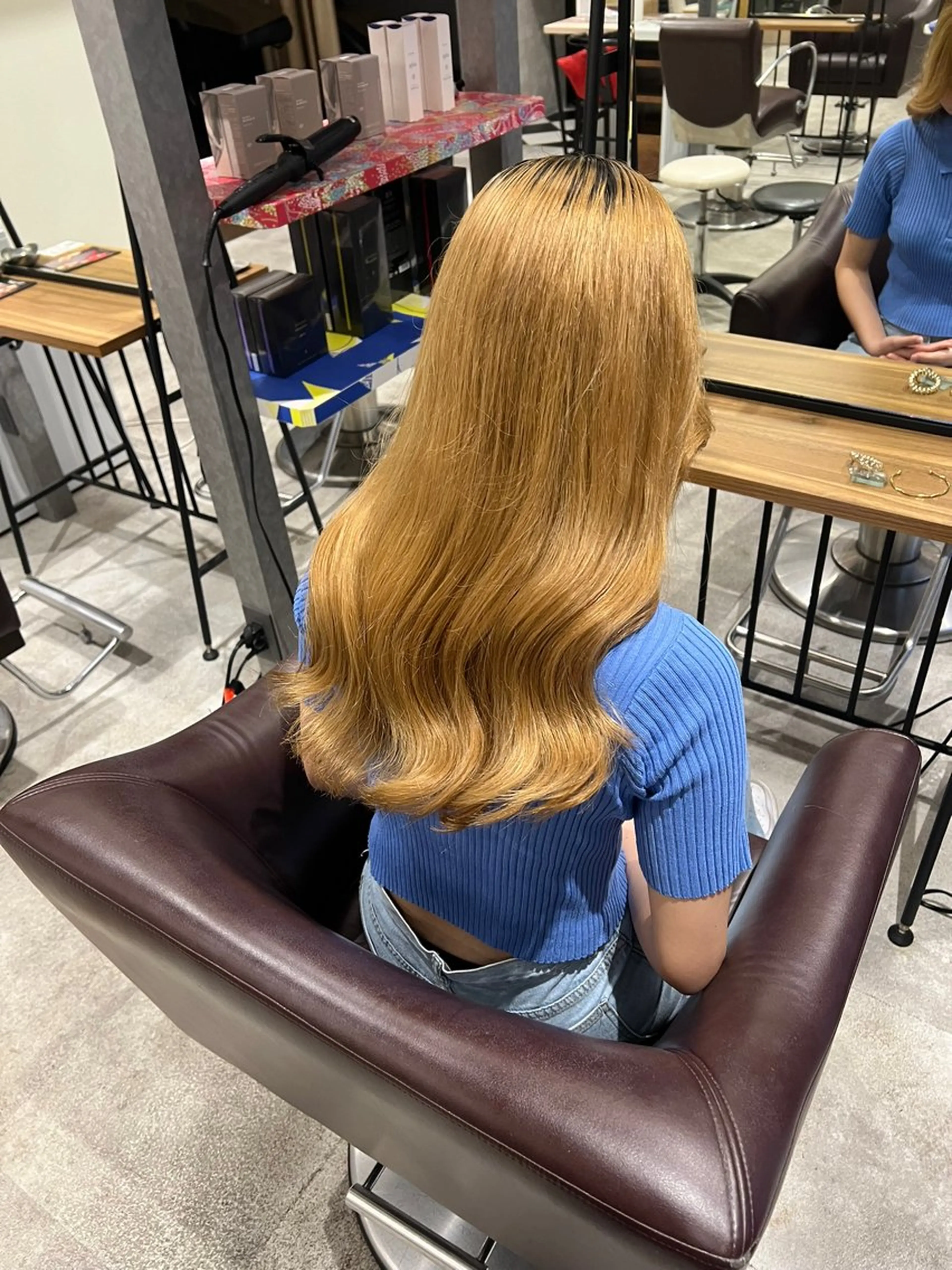 ロング メンズカット/シャ ドウパーマ/KOBAのヘアスタイル