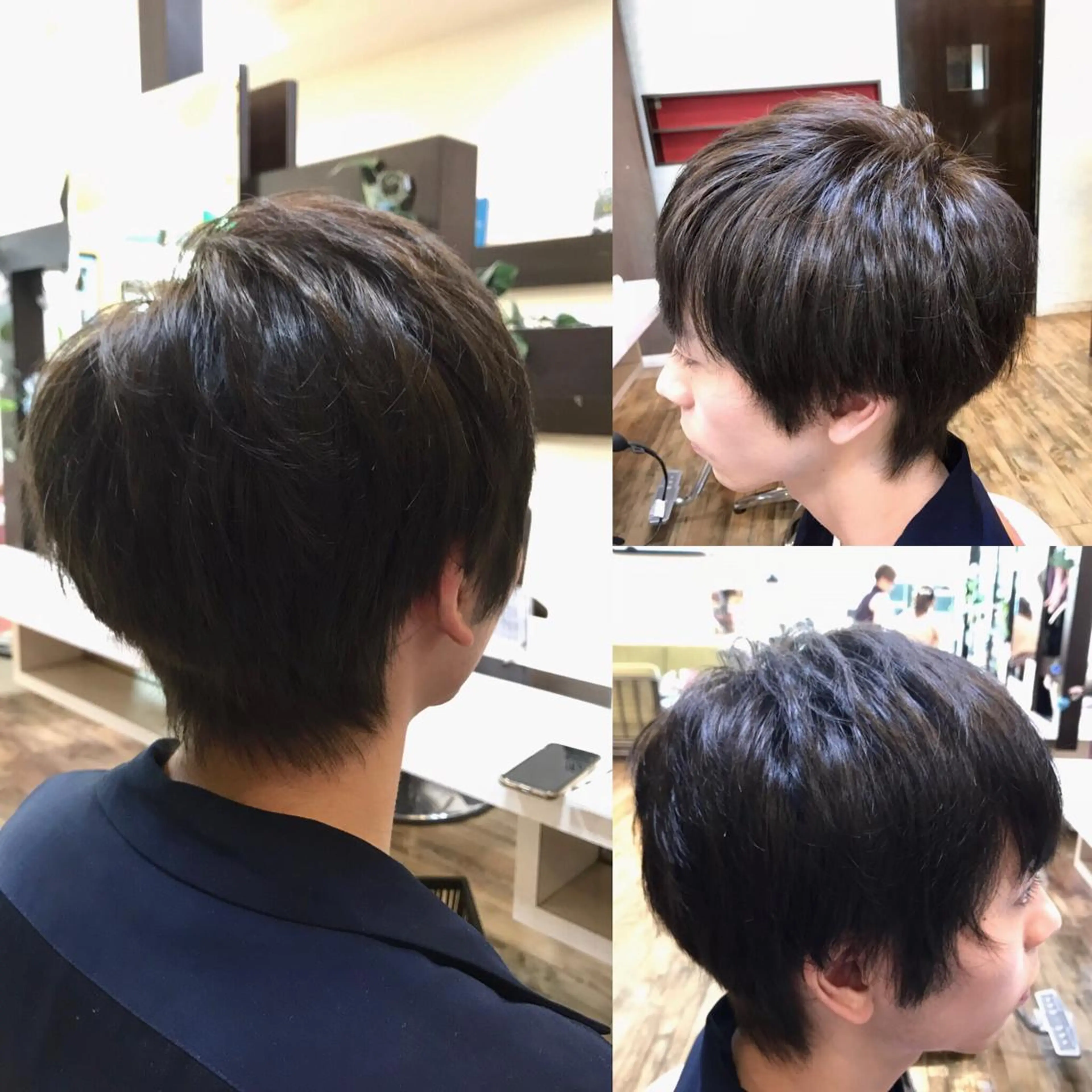 ショート カラー メンズ マッシュ アッシュ 赤羽、髪質改善サロン 吉野リョウスケのヘアスタイル