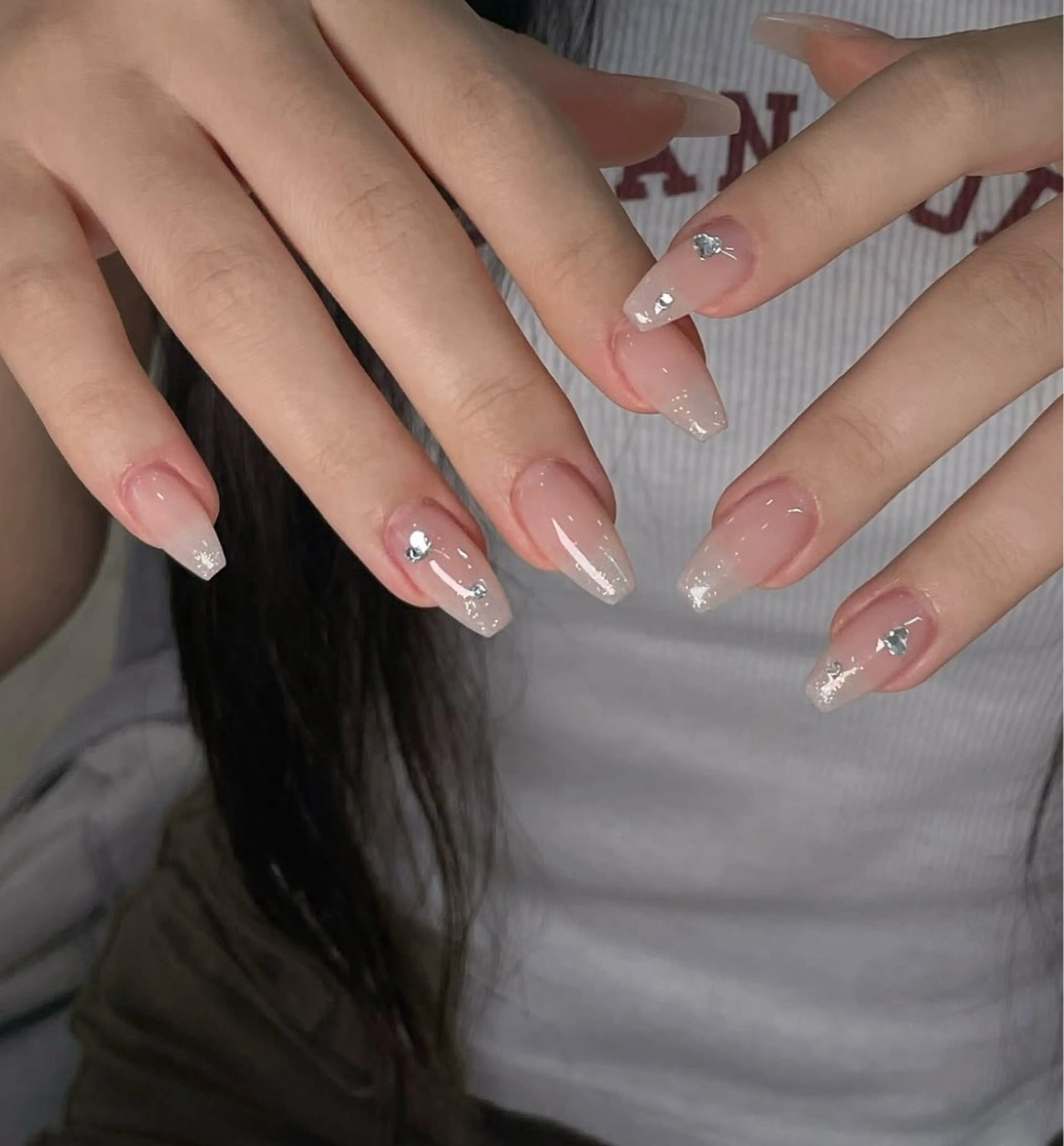 ネイル アートネイル ジェルネイル キラキラネイル ミラーネイル ピンク ハンドネイル Ryunail所属・Ryu Nail NekoChanのネイルデザイン