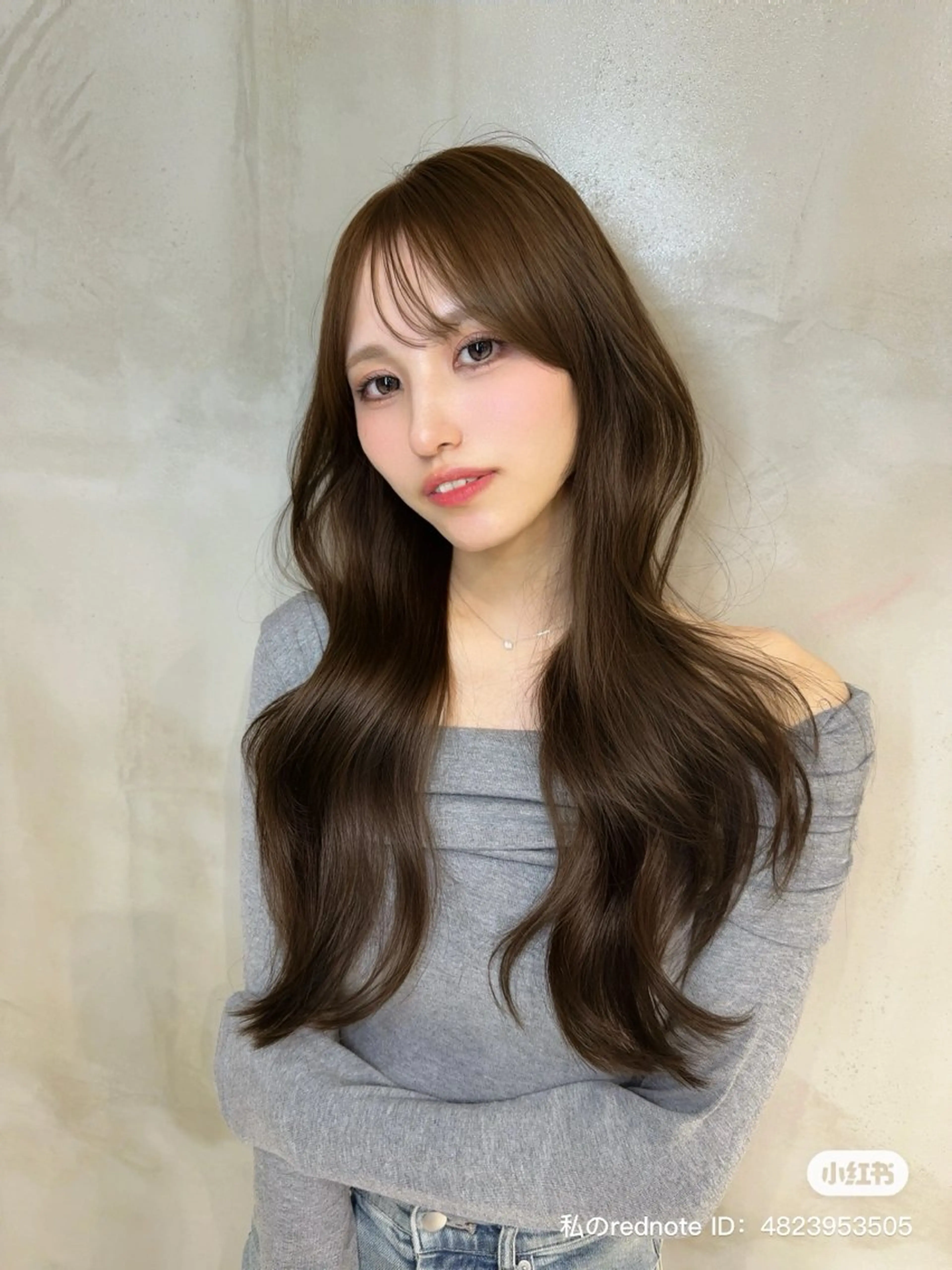 ロング カット ヘアカラー トリートメント 韓国ヘア🇰🇷 YURIYAのヘアスタイル