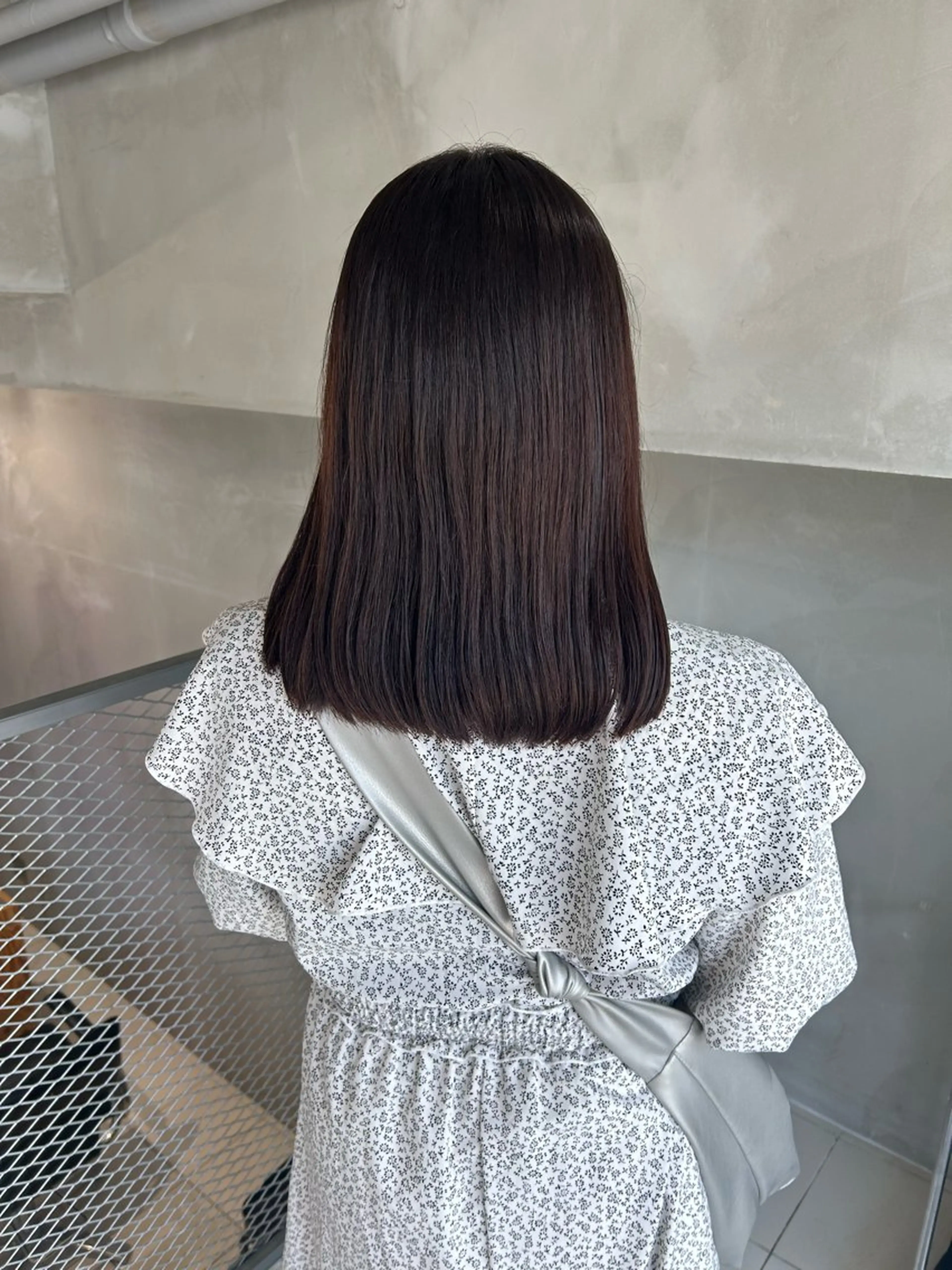 ミディアム カラー ブラウンカラー カット ヘアカラー 透明感カラー🫧 nanohaのヘアスタイル