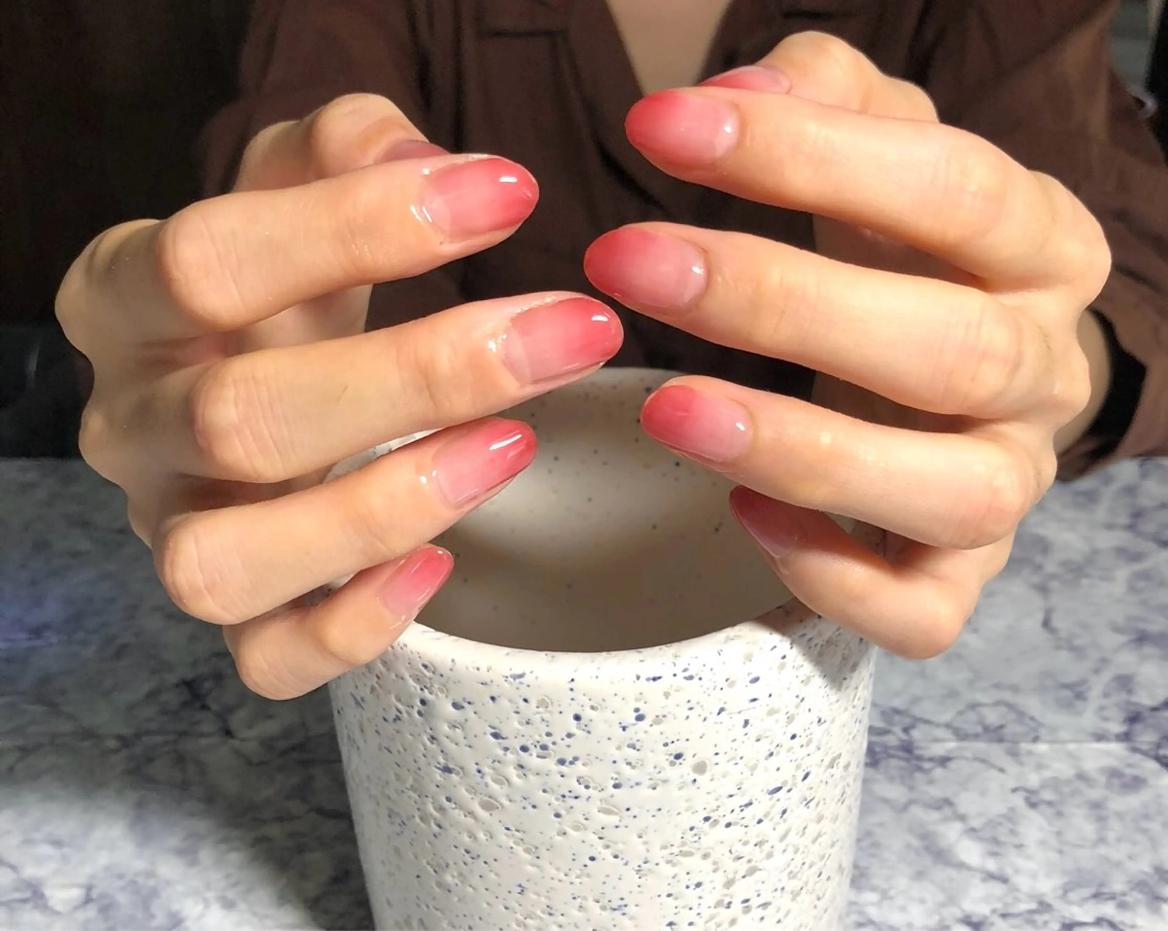 カラーグラデーション（ベースカラーあり) ¥4500の写真